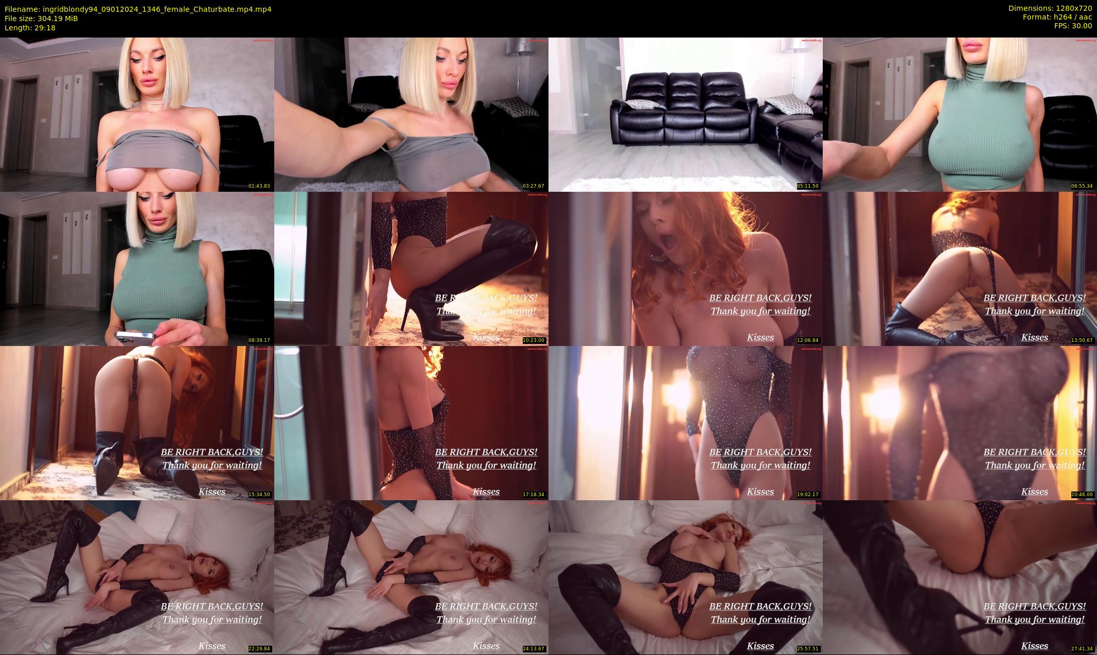 ingridblondy94 — 30 minute Chaturbate female cam show recording, 720p, Jan 9, 2024