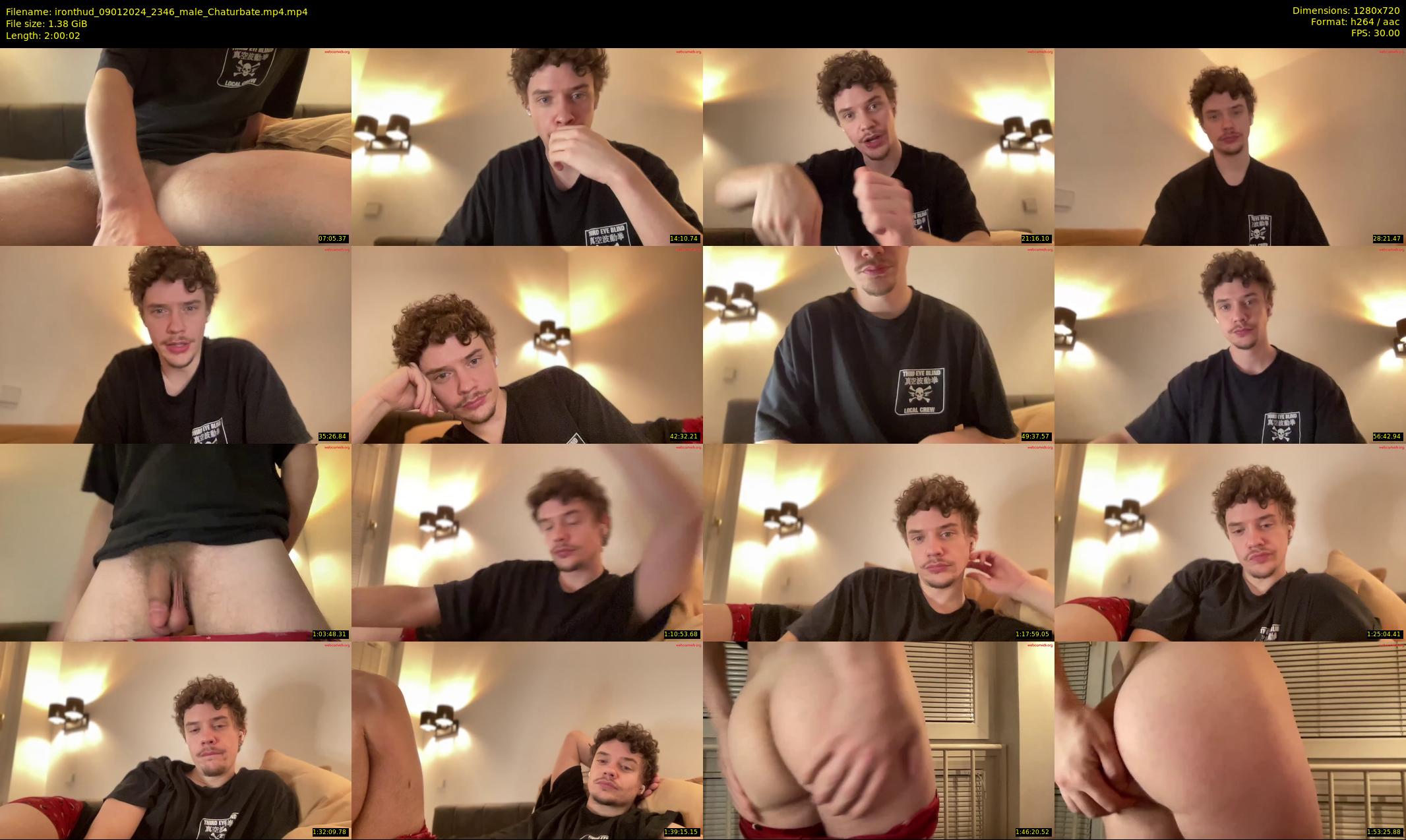ironthud — 121 minute Chaturbate male cam show recording, 720p, Jan 9, 2024