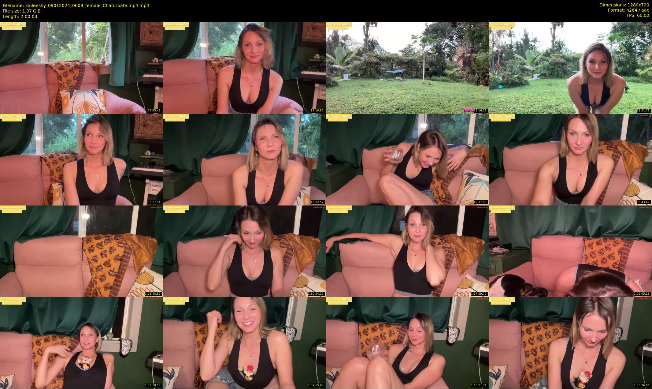 kaileeshy — 121 minute Chaturbate female cam show recording, 720p, Jan 9, 2024