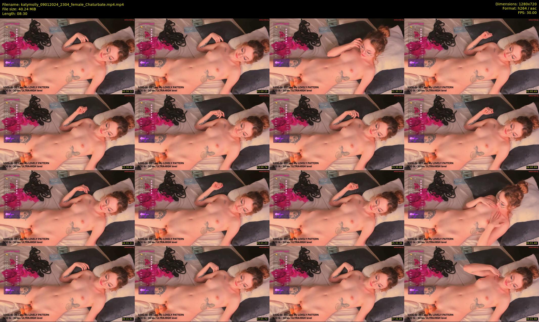 katymolly — 9 minute Chaturbate female cam show recording, 720p, Jan 9, 2024