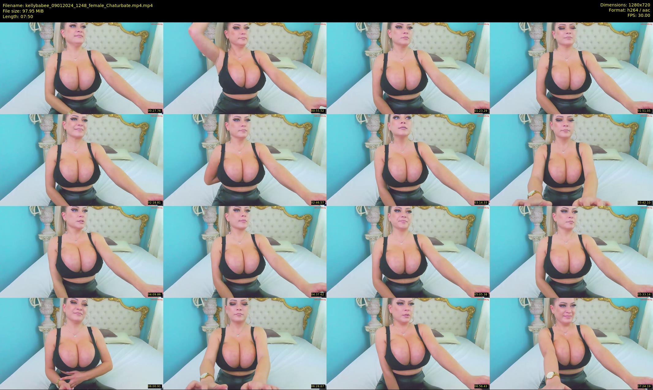 kellybabee — 8 minute Chaturbate female cam show recording, 720p, Jan 9, 2024