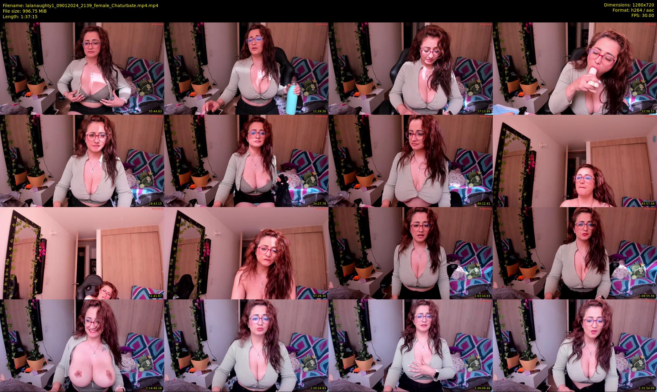 lalanaughty1 — 98 minute Chaturbate female cam show recording, 720p, Jan 9, 2024