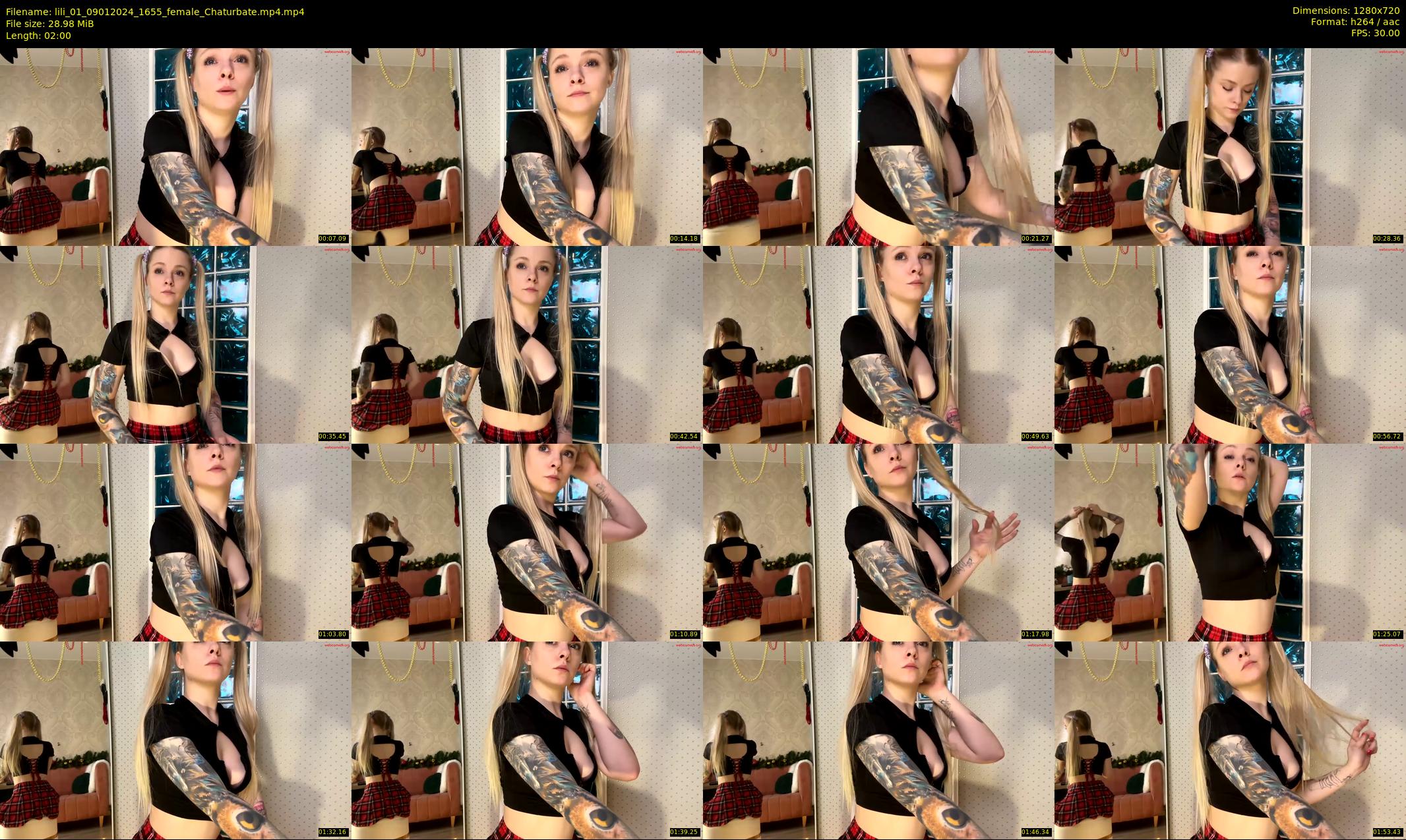 lili_01 — 2 minute Chaturbate female cam show recording, 720p, Jan 9, 2024