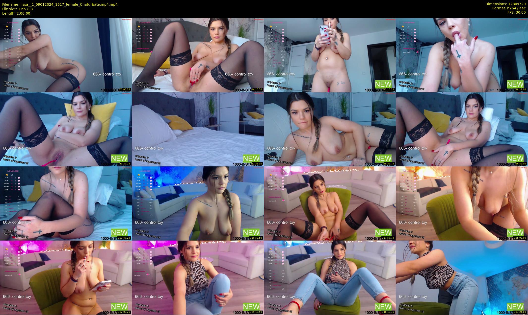 lissa__1 — 120 minute Chaturbate female cam show recording, 720p, Jan 9, 2024