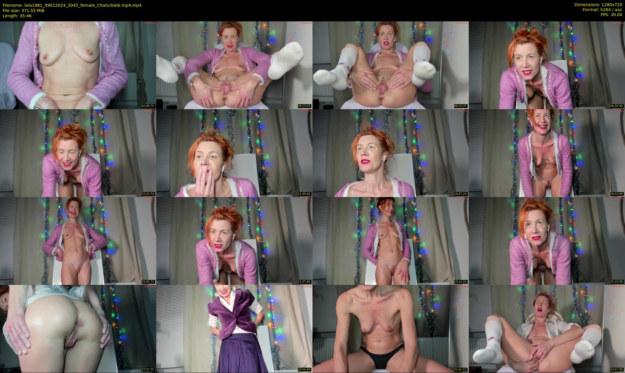 lola1981 — 36 minute Chaturbate female cam show recording, 720p, Jan 9, 2024