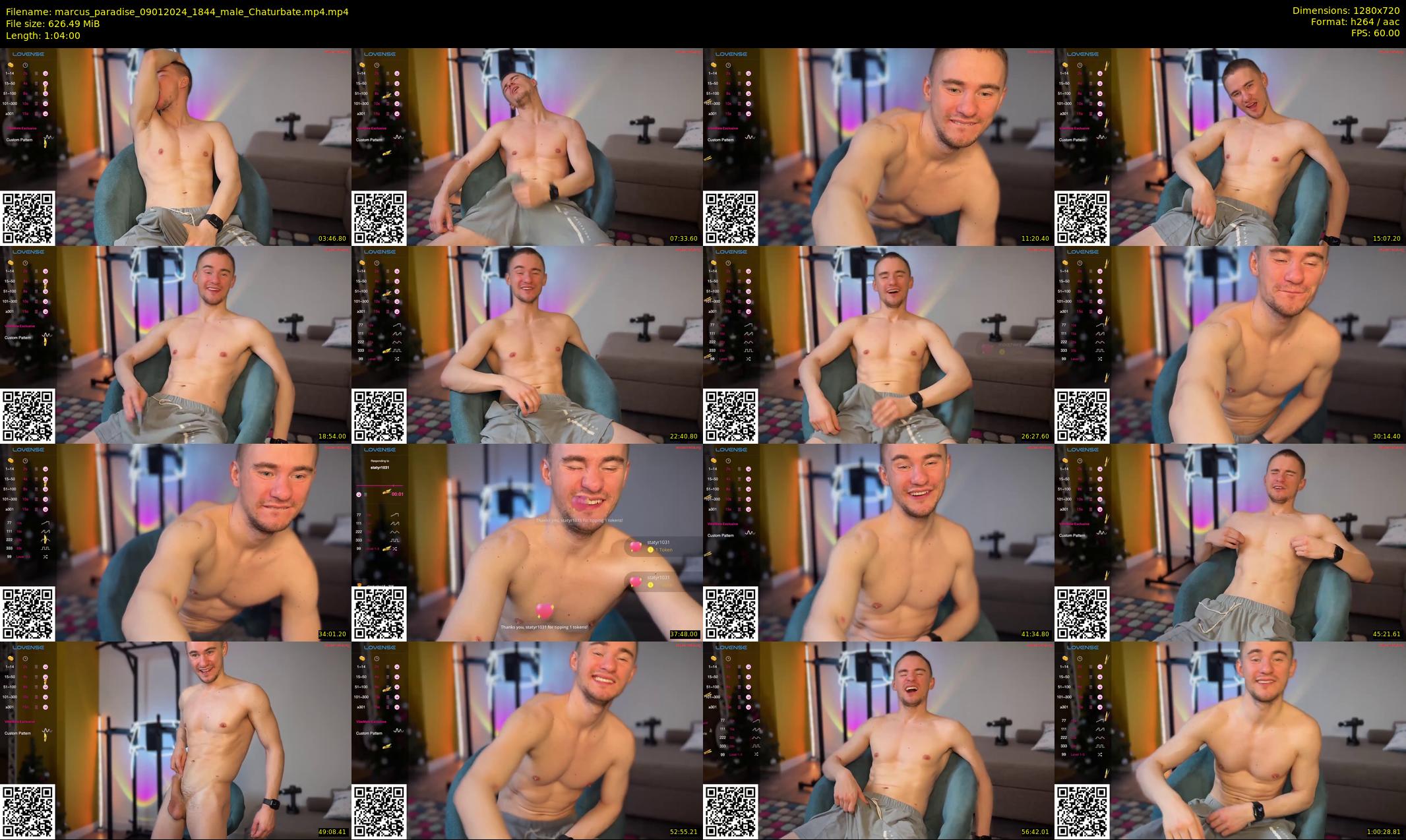 marcus_paradise — 64 minute Chaturbate male cam show recording, 720p, Jan 9, 2024