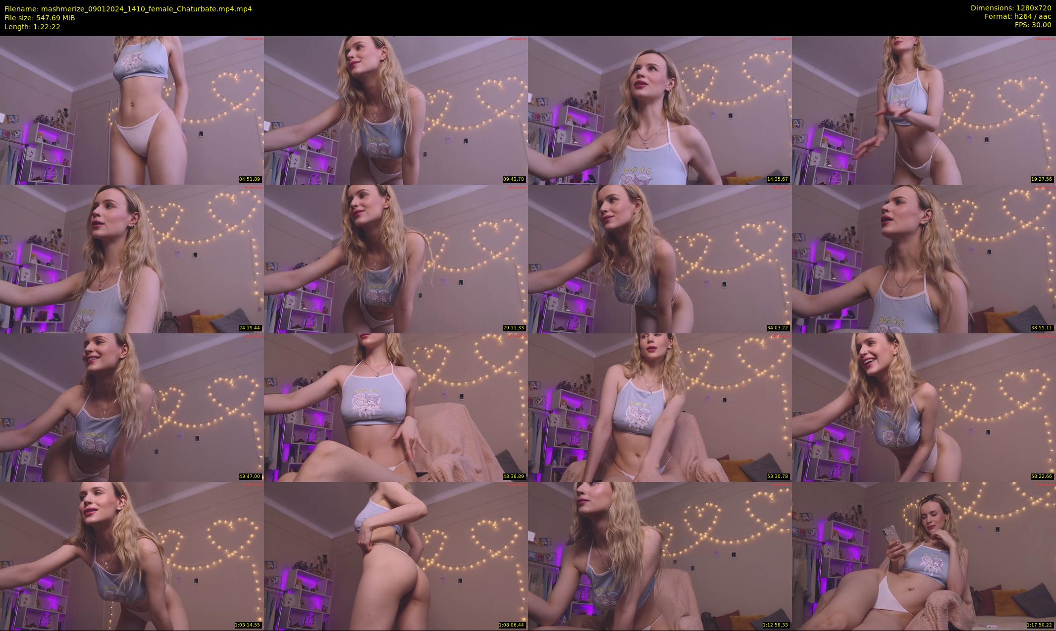 mashmerize — 83 minute Chaturbate female cam show recording, 720p, Jan 9, 2024