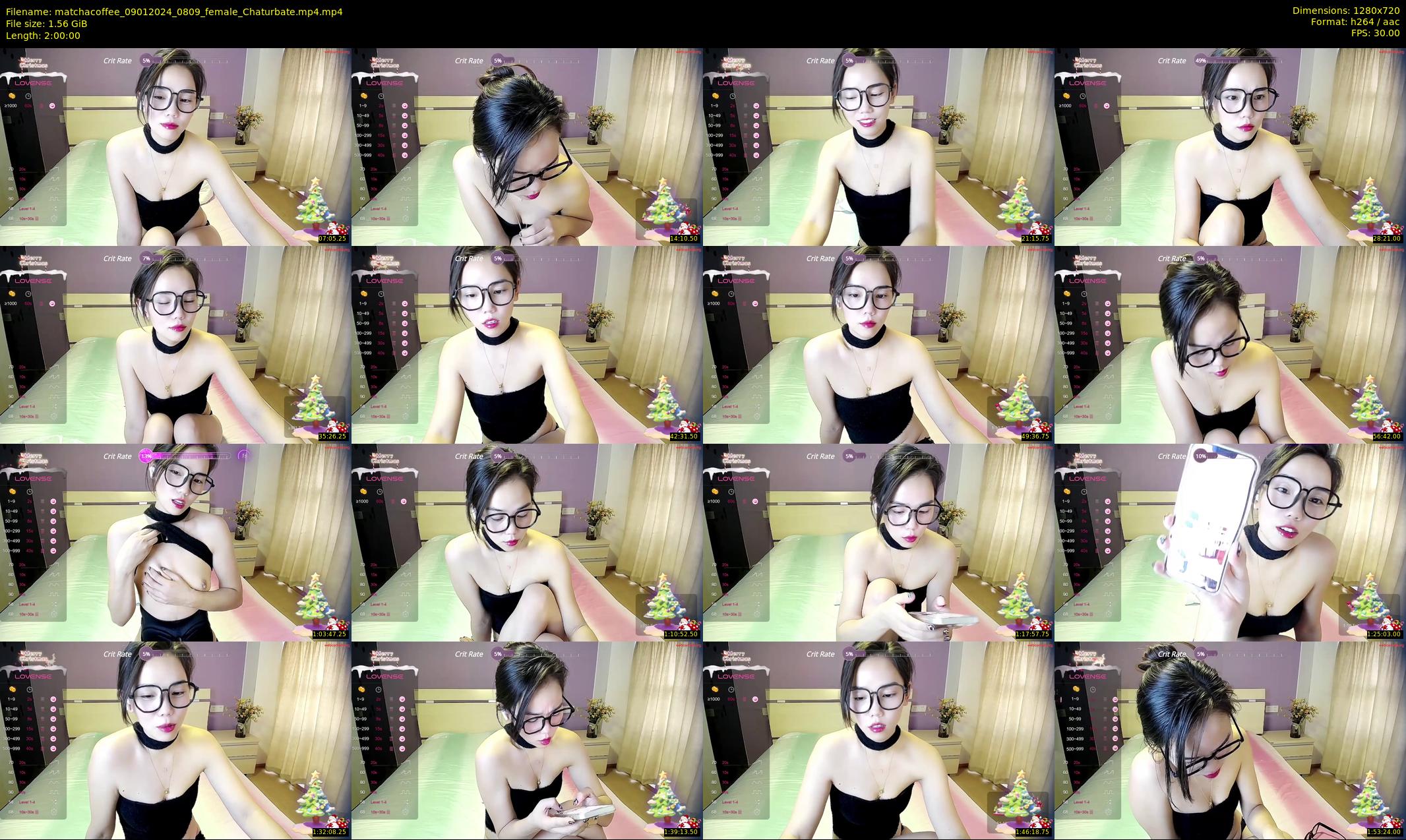 matchacoffee — 120 minute Chaturbate female cam show recording, 720p, Jan 9, 2024