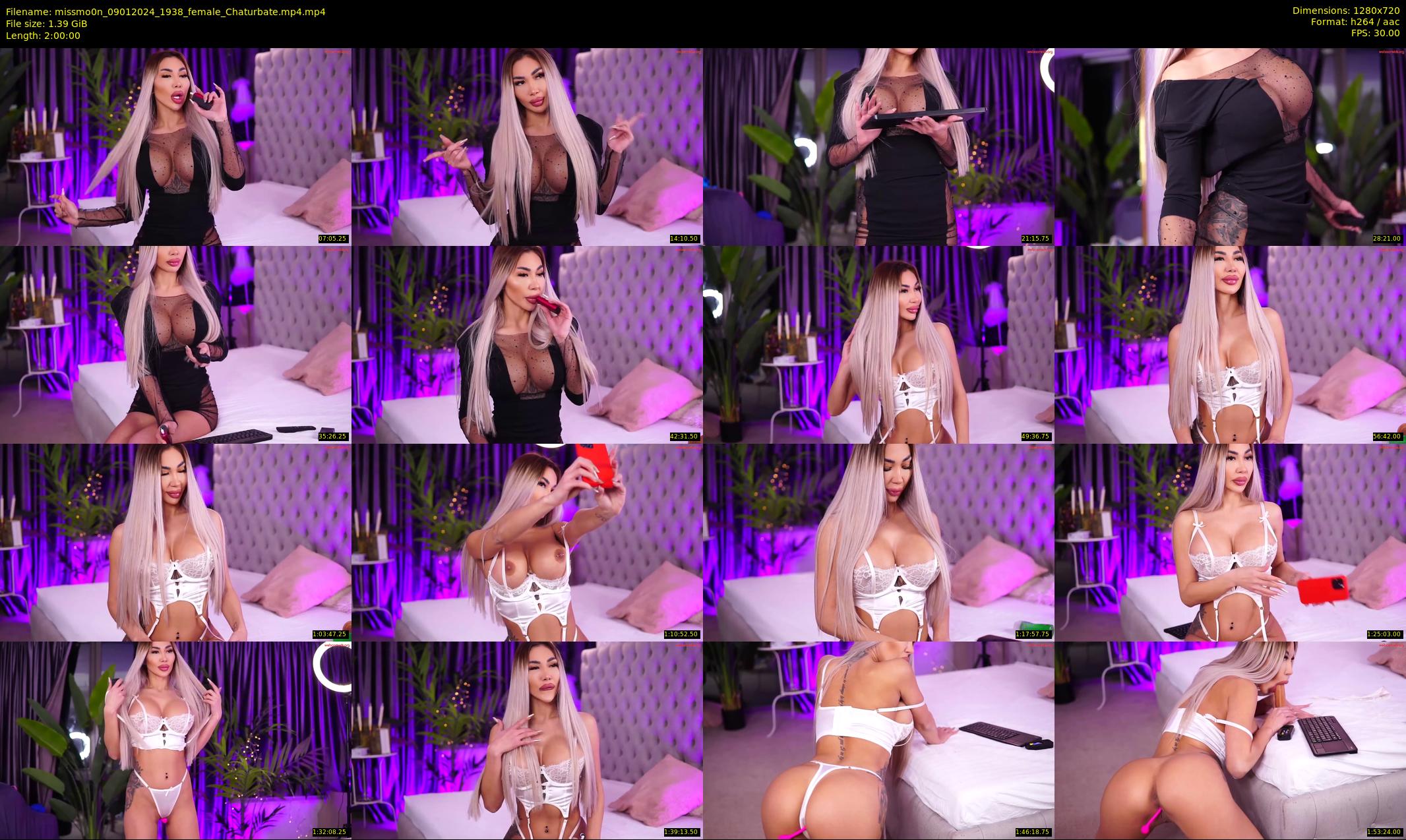 missmo0n — 120 minute Chaturbate female cam show recording, 720p, Jan 9, 2024