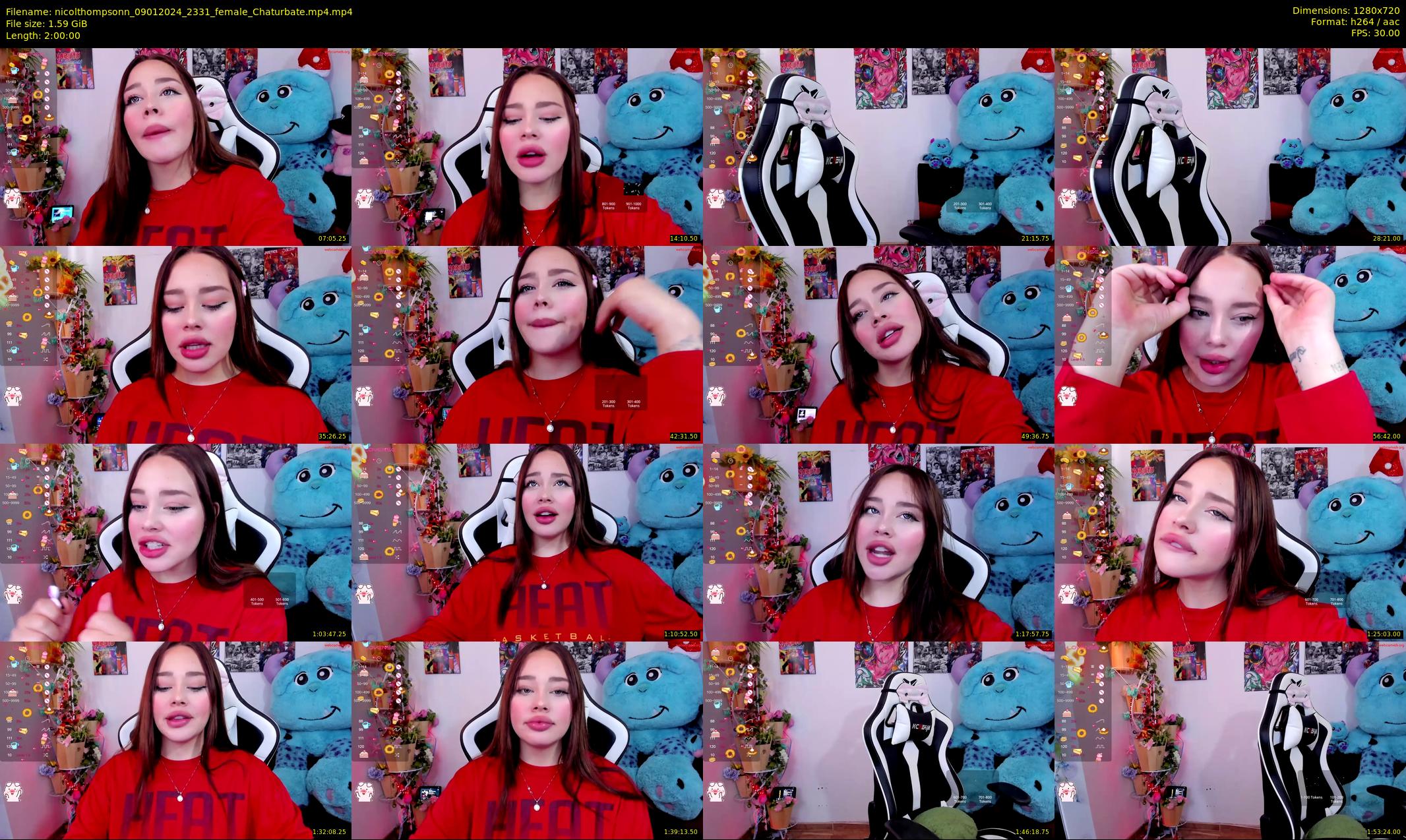 nicolthompsonn — 120 minute Chaturbate female cam show recording, 720p, Jan 9, 2024