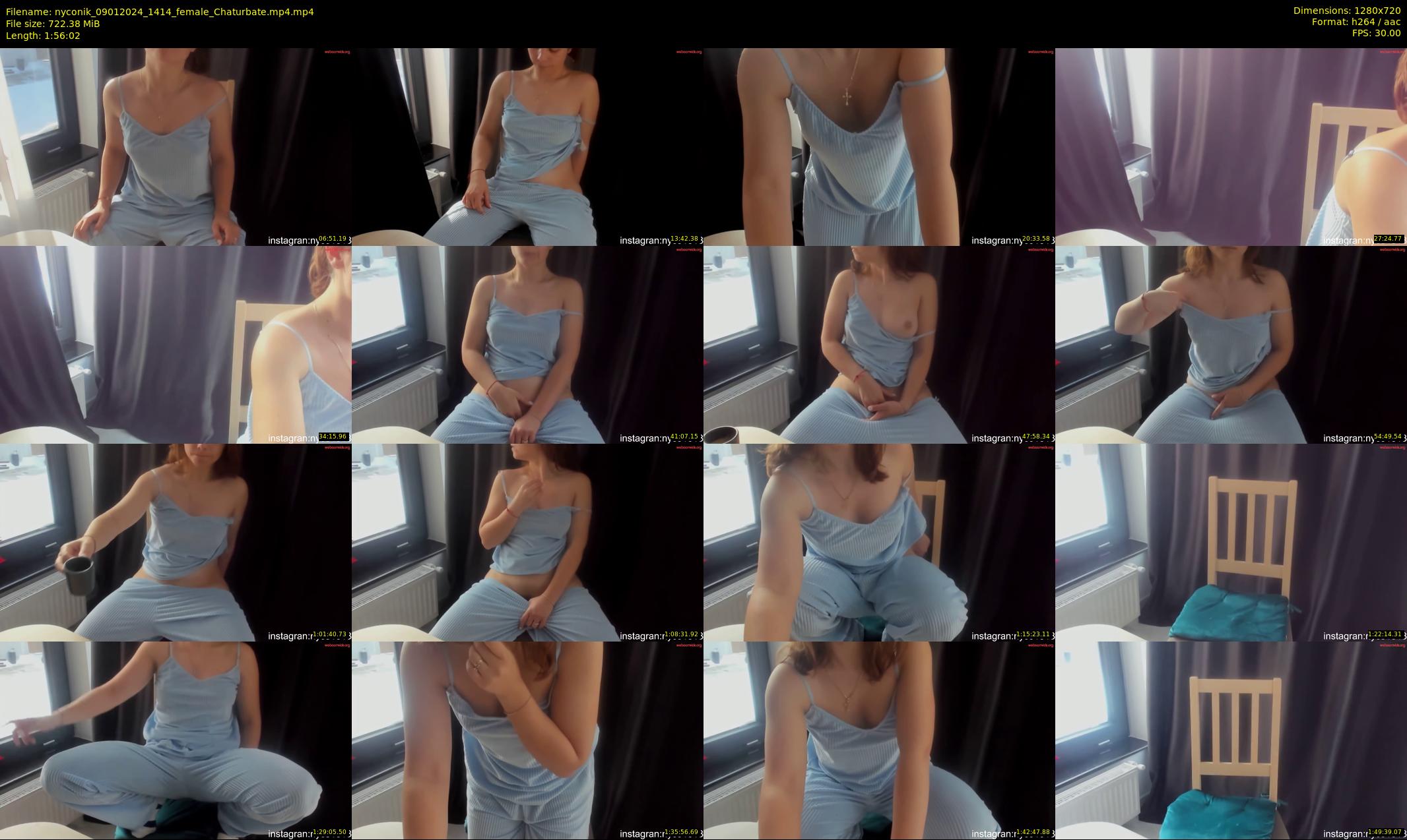 nyconik — 117 minute Chaturbate female cam show recording, 720p, Jan 9, 2024