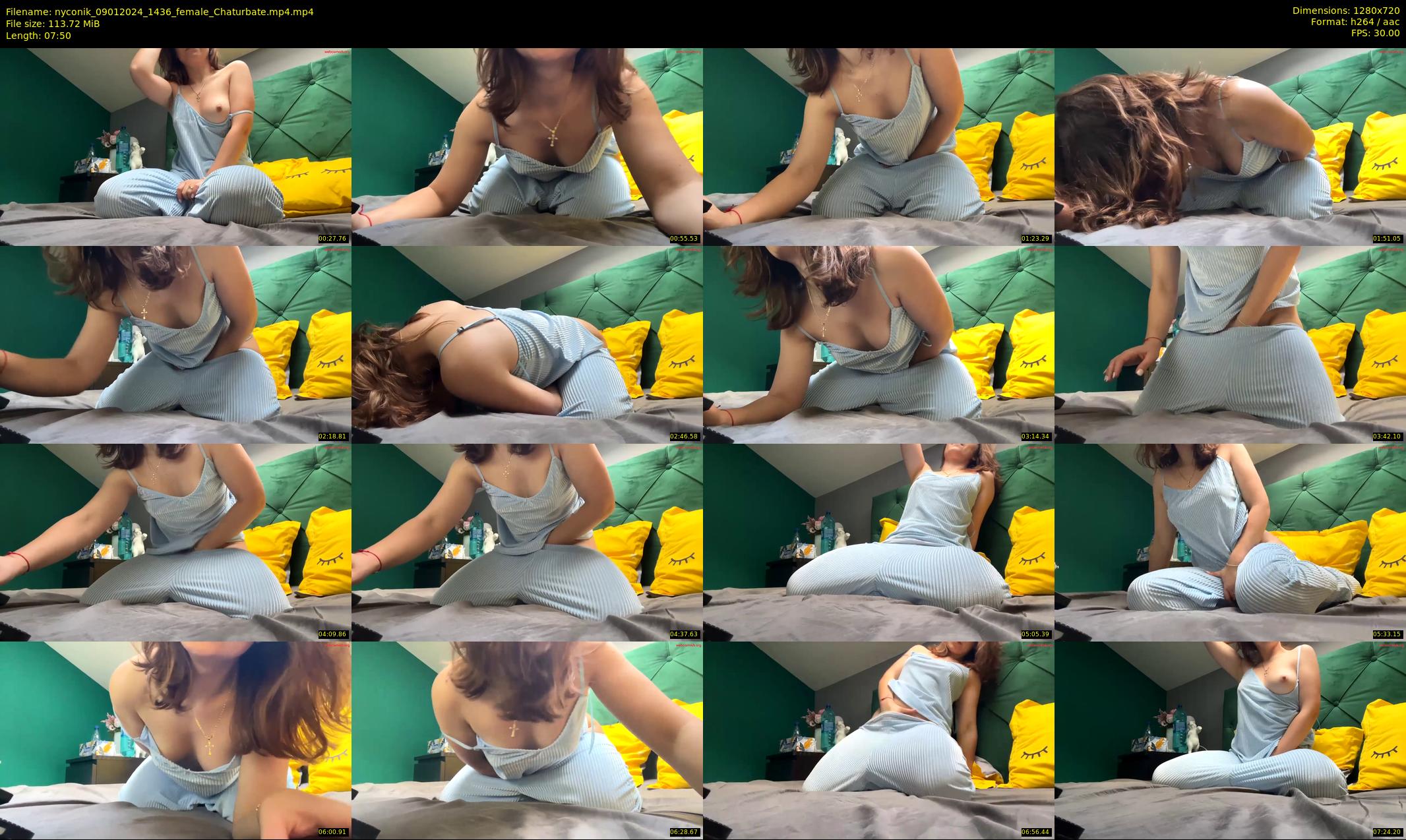 nyconik — 8 minute Chaturbate female cam show recording, 720p, Jan 9, 2024