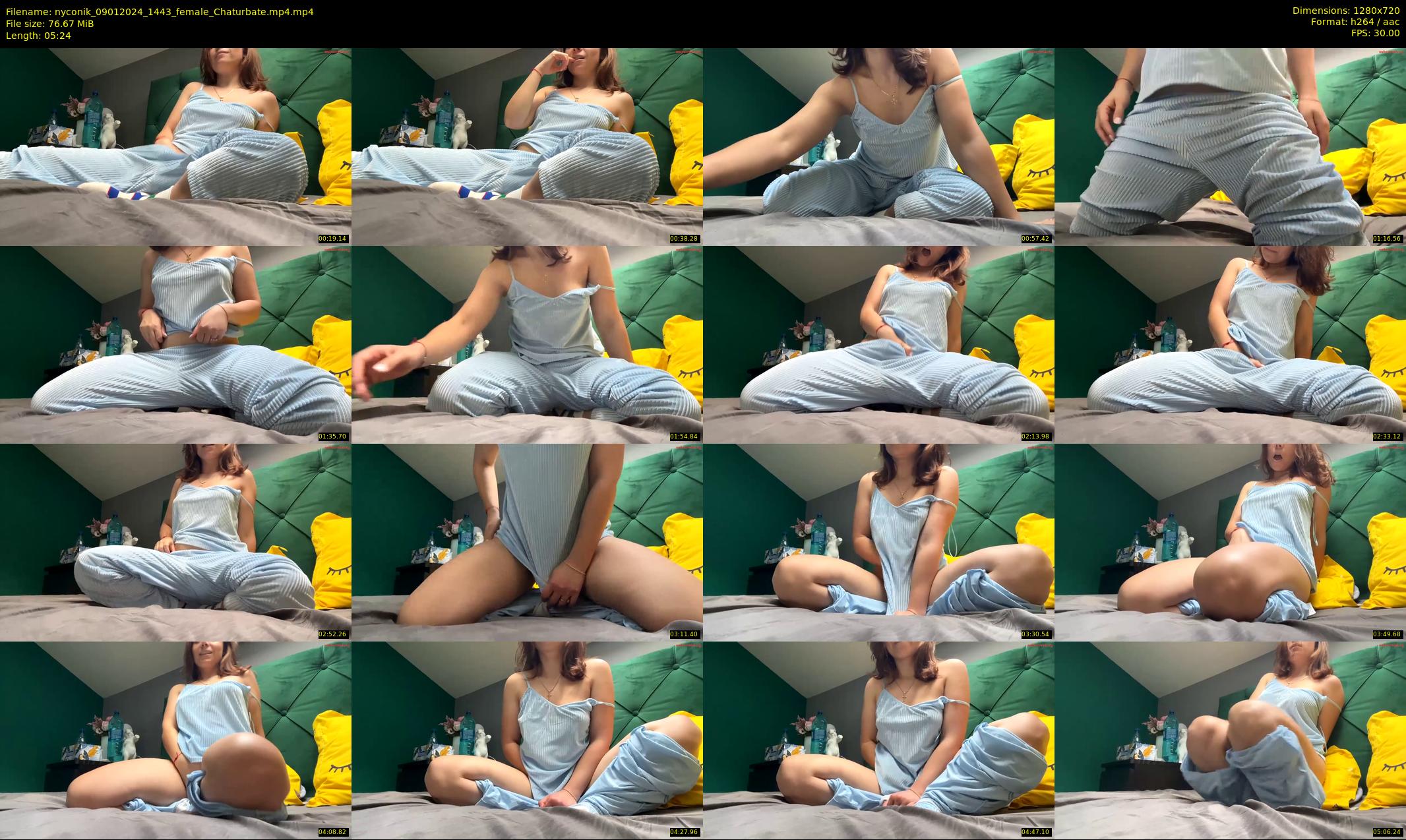 nyconik — 6 minute Chaturbate female cam show recording, 720p, Jan 9, 2024
