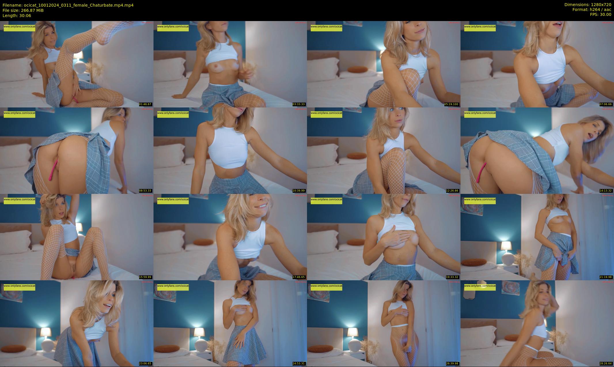 ocicat — 31 minute Chaturbate female cam show recording, 720p, Jan 10, 2024