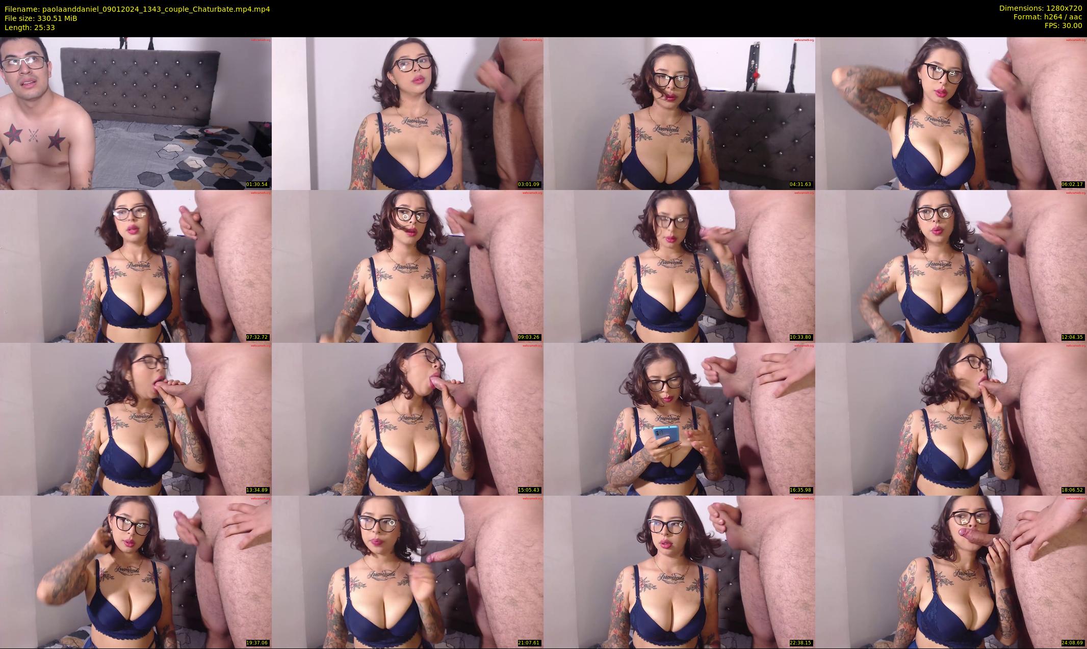 paolaanddaniel — 26 minute Chaturbate couple cam show recording, 720p, Jan 9, 2024