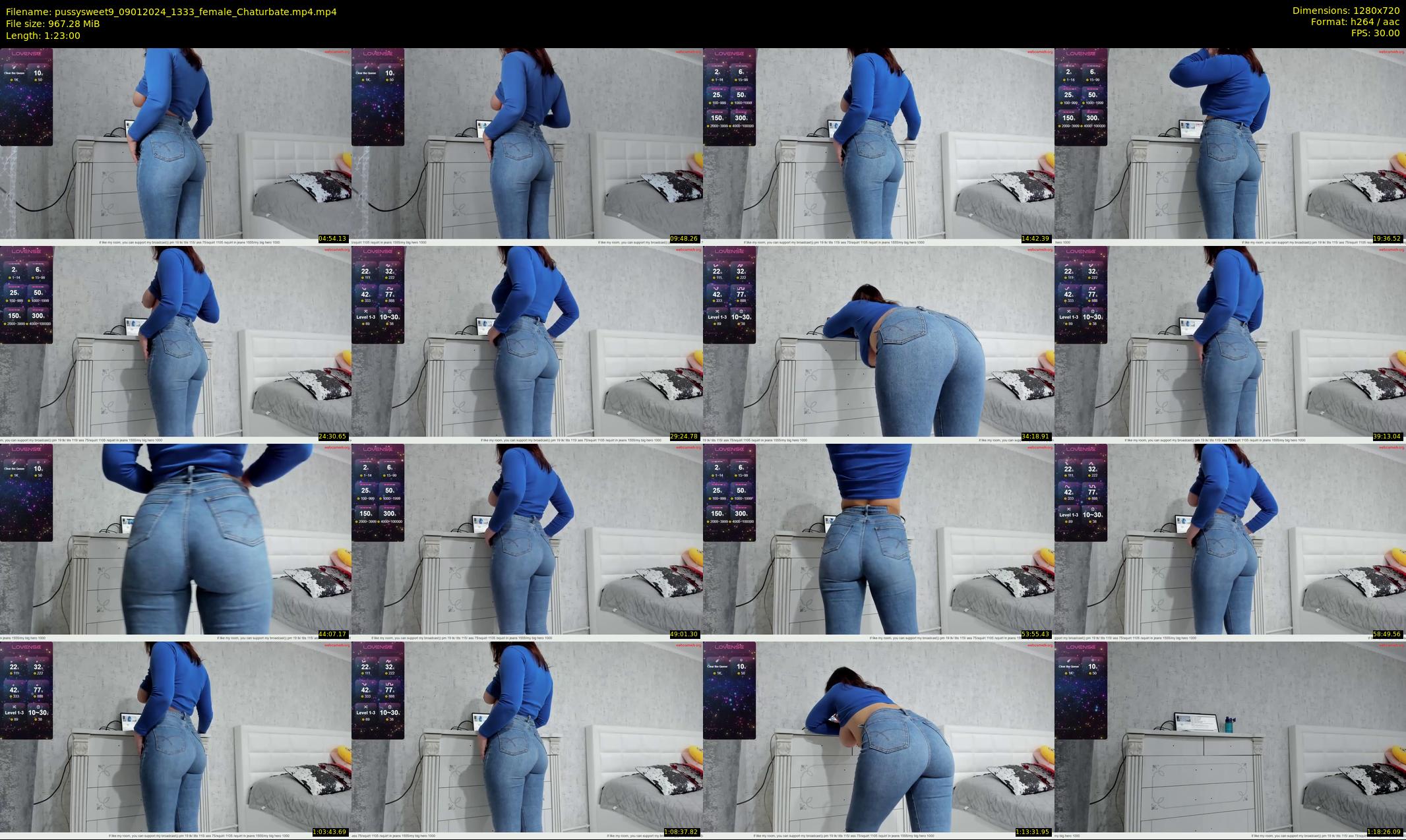 pussysweet9 — 83 minute Chaturbate female cam show recording, 720p, Jan 9, 2024