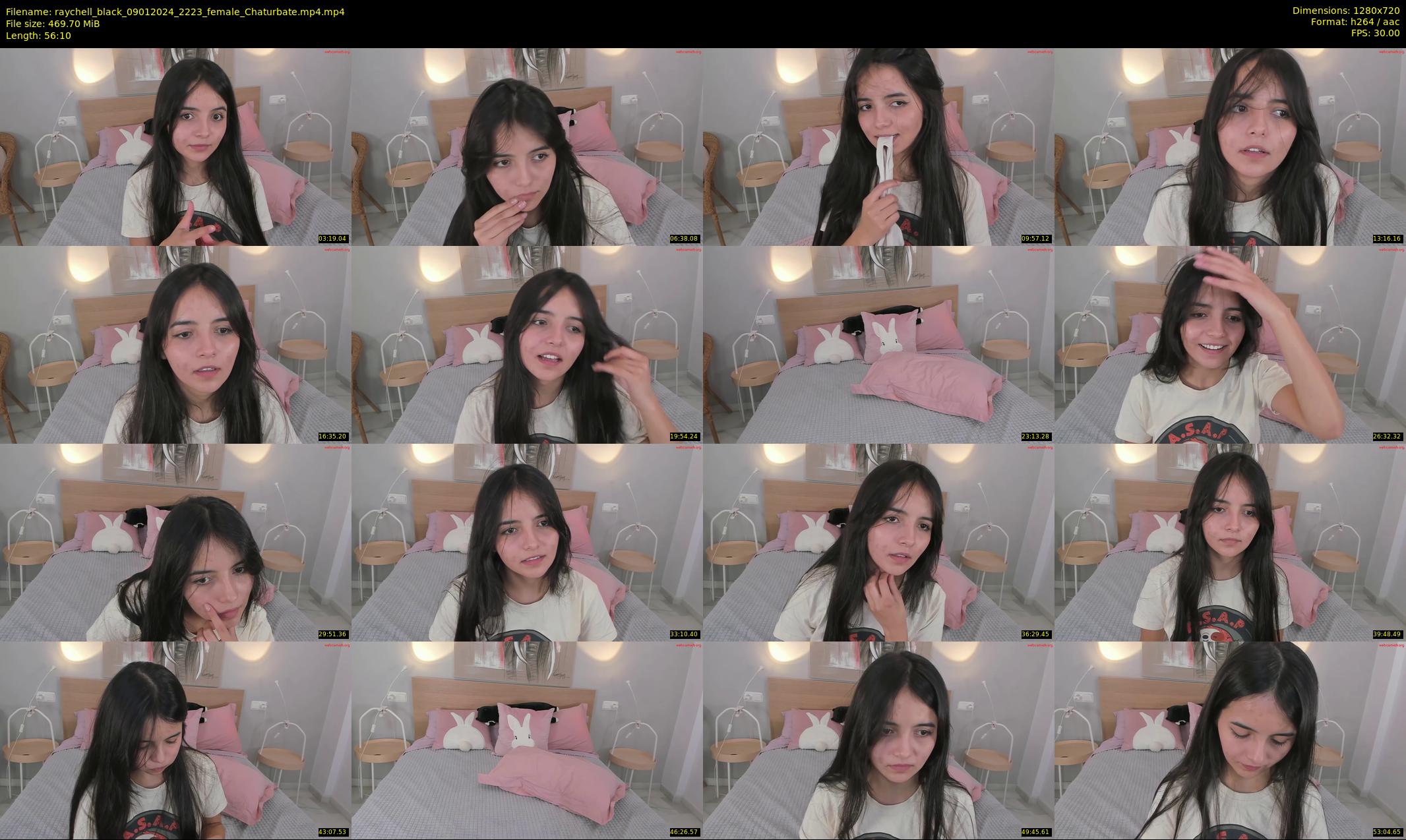 raychell_black — 57 minute Chaturbate female cam show recording, 720p, Jan 9, 2024