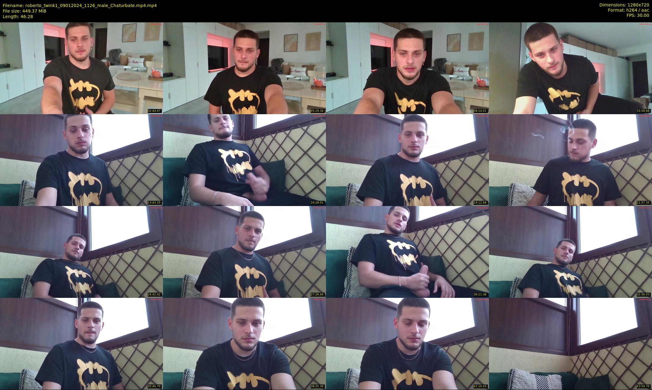 roberto_twink1 — 47 minute Chaturbate male cam show recording, 720p, Jan 9, 2024