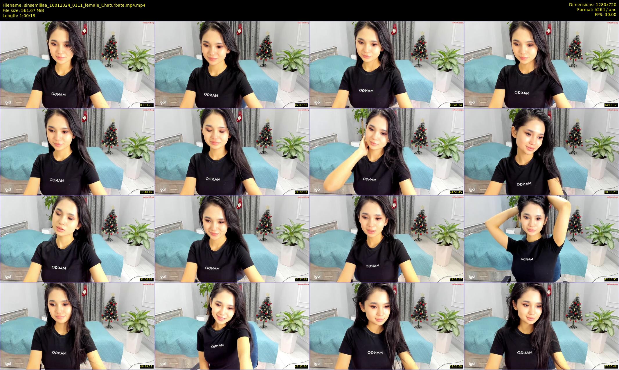 sinsemillaa — 61 minute Chaturbate female cam show recording, 720p, Jan 10, 2024