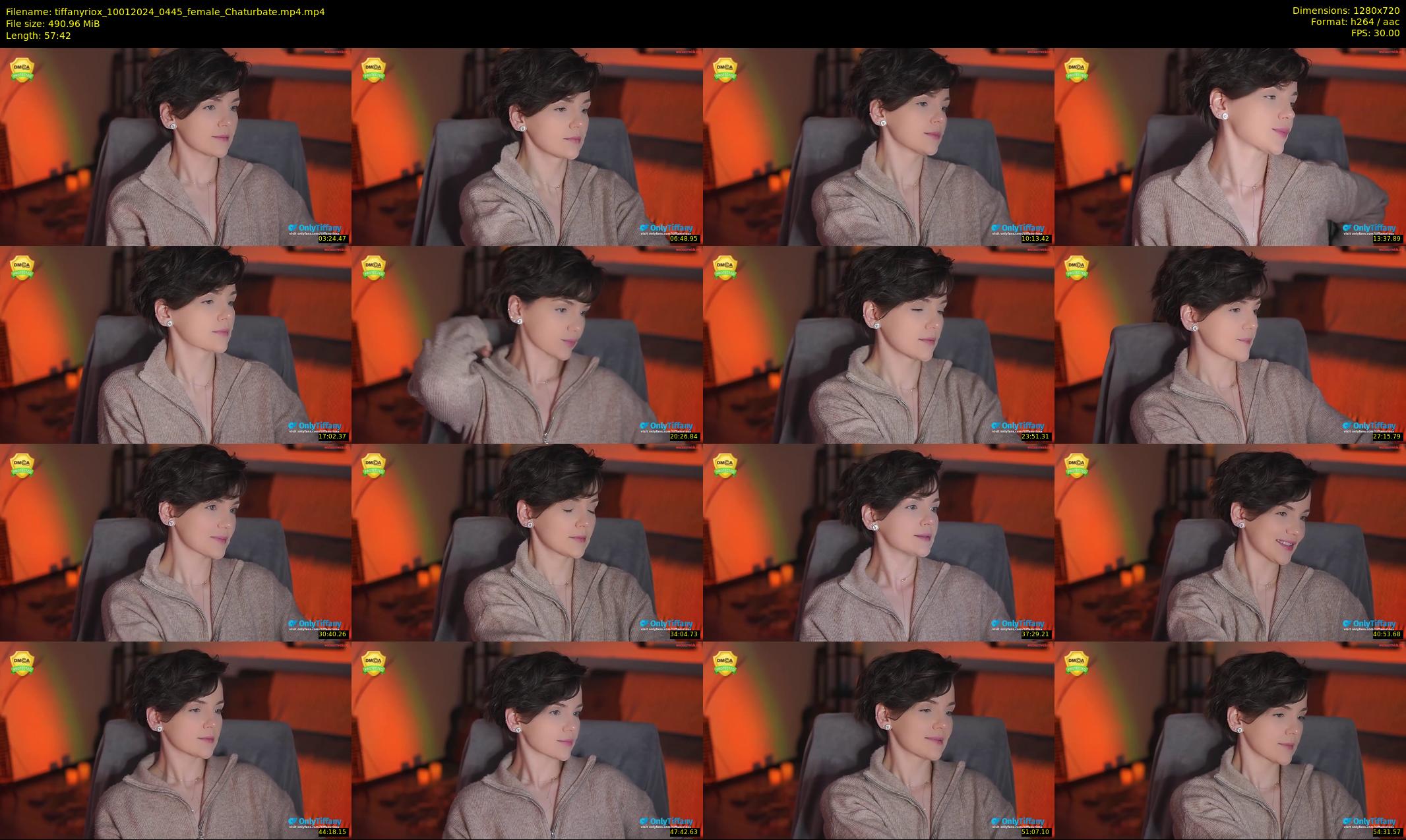 tiffanyriox — 58 minute Chaturbate female cam show recording, 720p, Jan 10, 2024