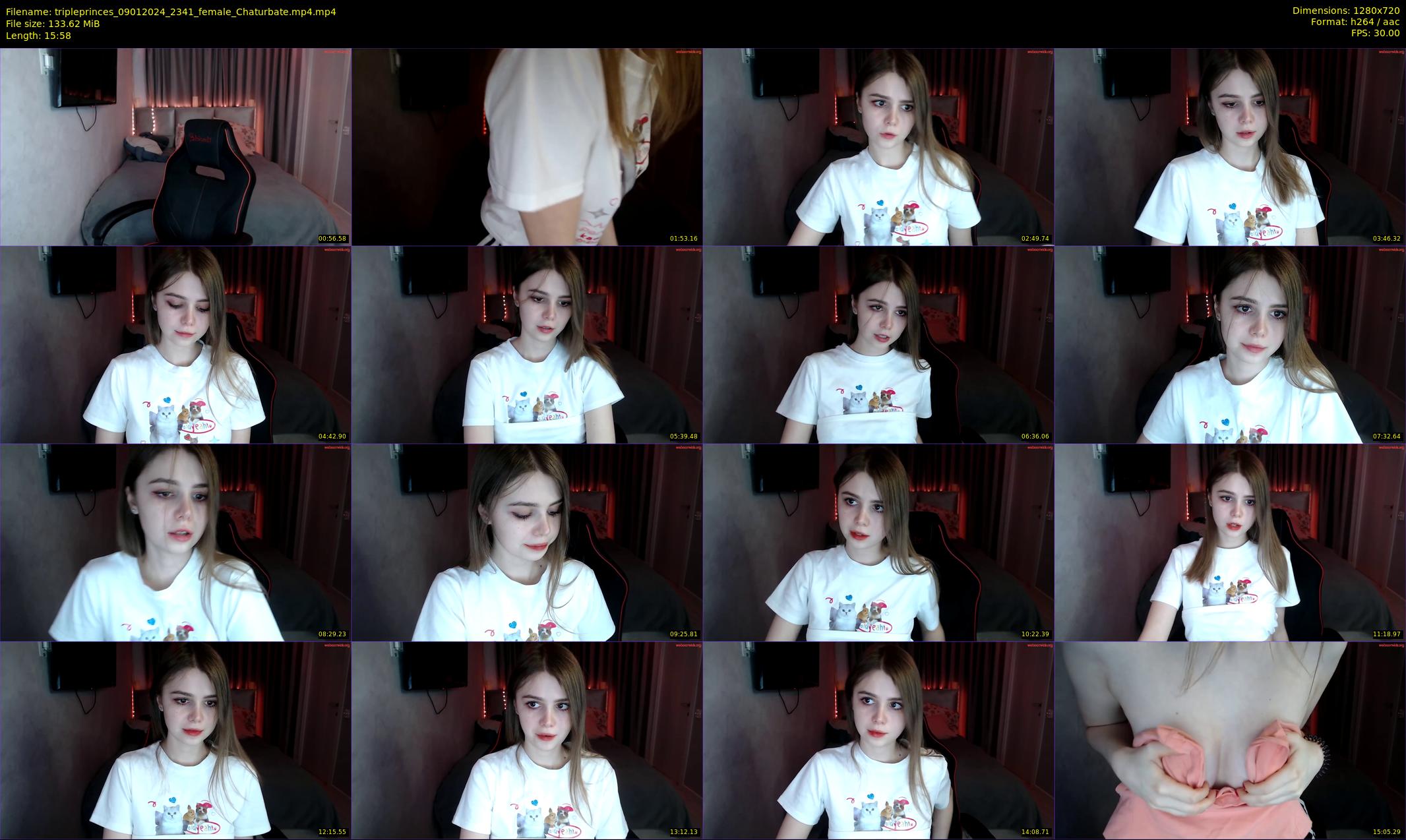 tripleprinces — 16 minute Chaturbate female cam show recording, 720p, Jan 9, 2024