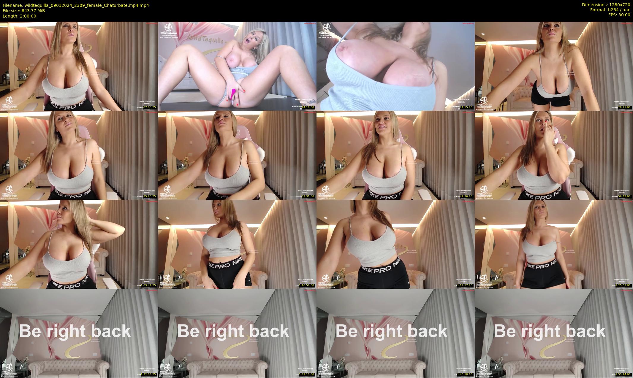 wildtequilla — 120 minute Chaturbate couple cam show recording, 720p, Jan 9, 2024