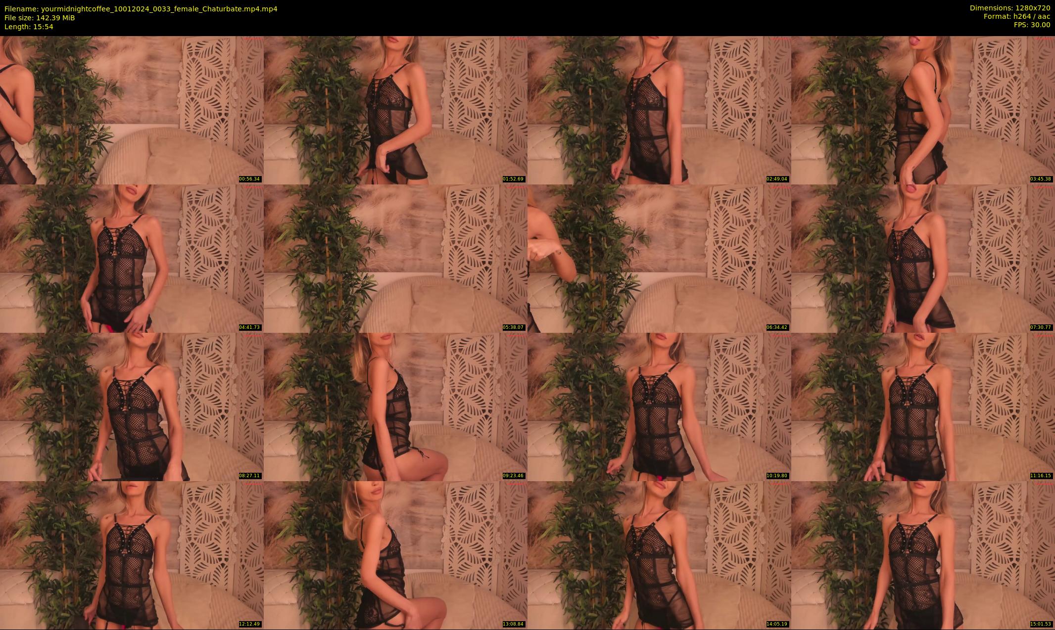yourmidnightcoffee — 16 minute Chaturbate female cam show recording, 720p, Jan 10, 2024
