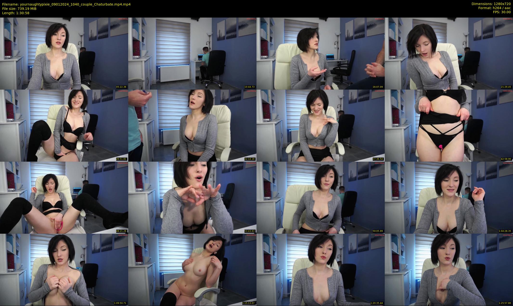yournaughtypixie — 91 minute Chaturbate couple cam show recording, 720p, Jan 9, 2024