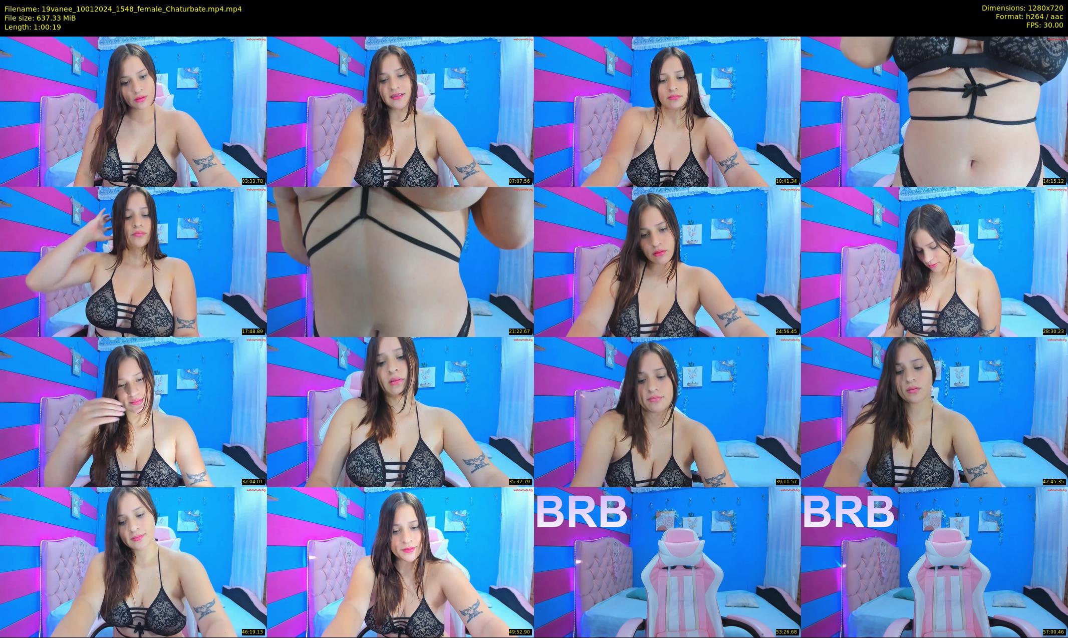 19vanee — 61 minute Chaturbate female cam show recording, 720p, Jan 10, 2024