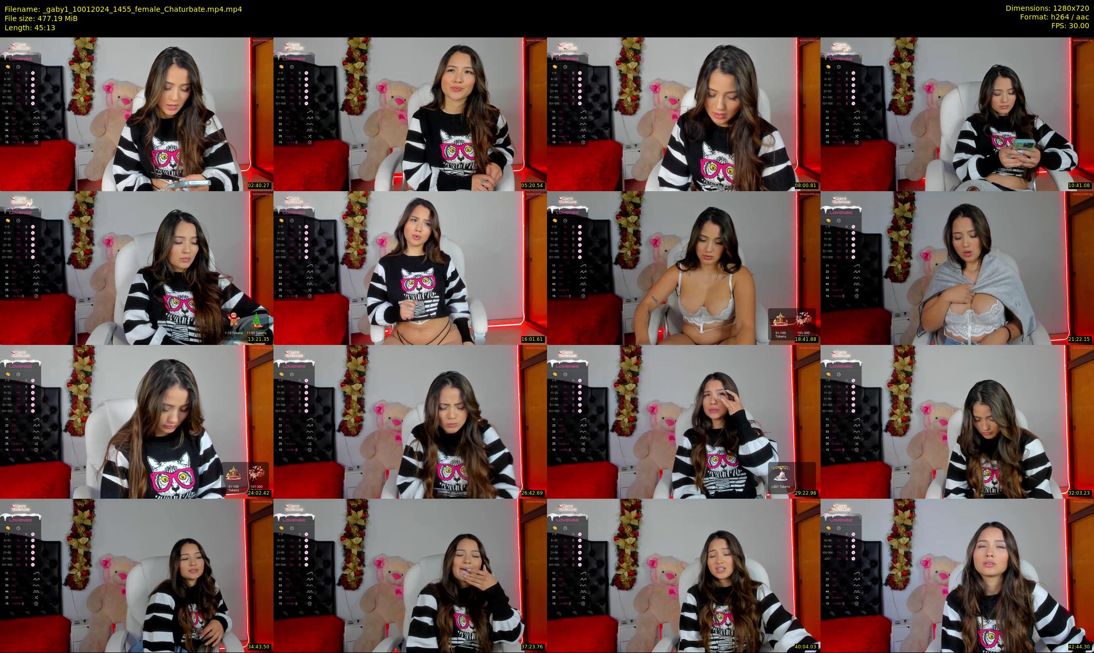 _gaby1 — 46 minute Chaturbate female cam show recording, 720p, Jan 10, 2024