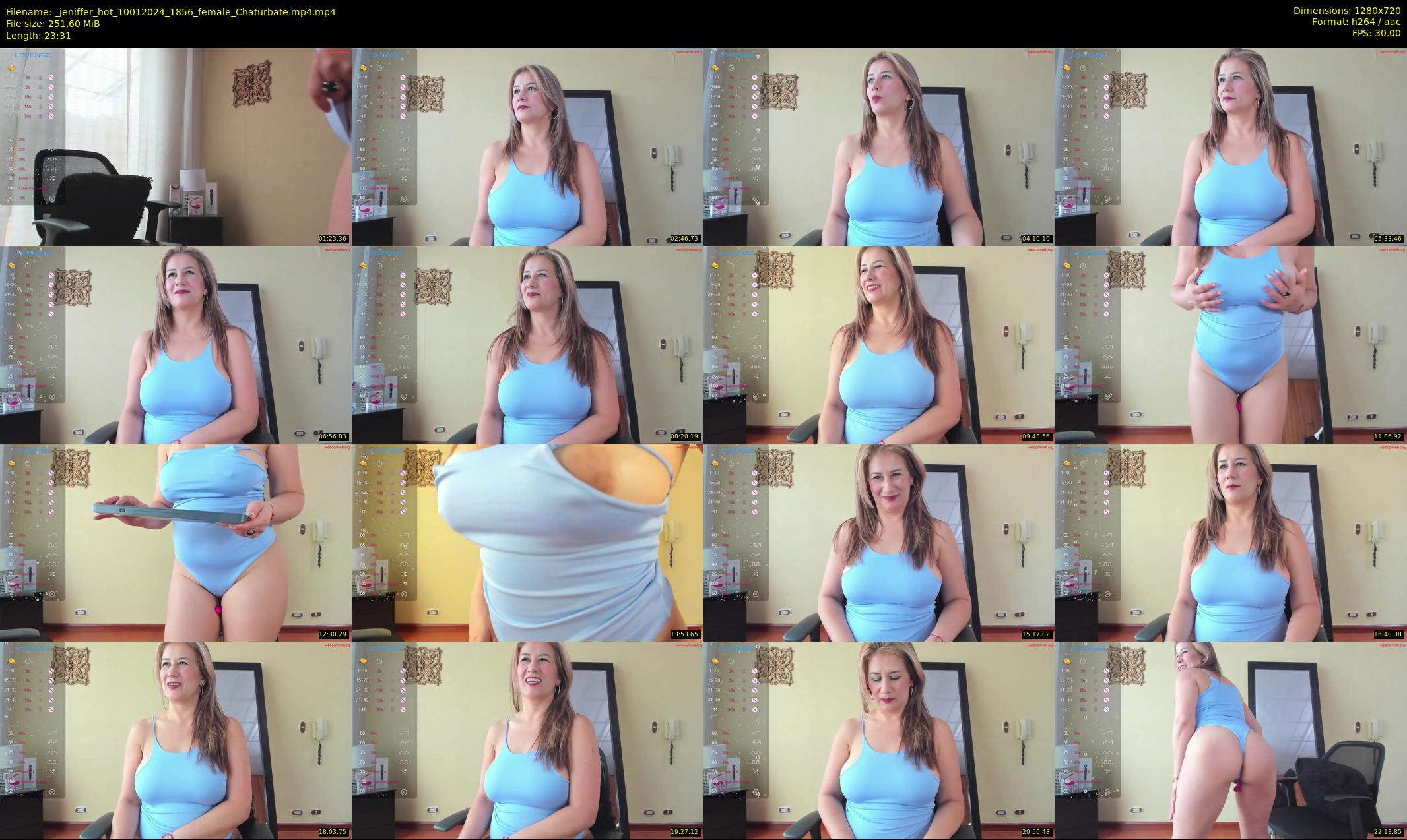 _jeniffer_hot — 24 minute Chaturbate female cam show recording, 720p, Jan 10, 2024