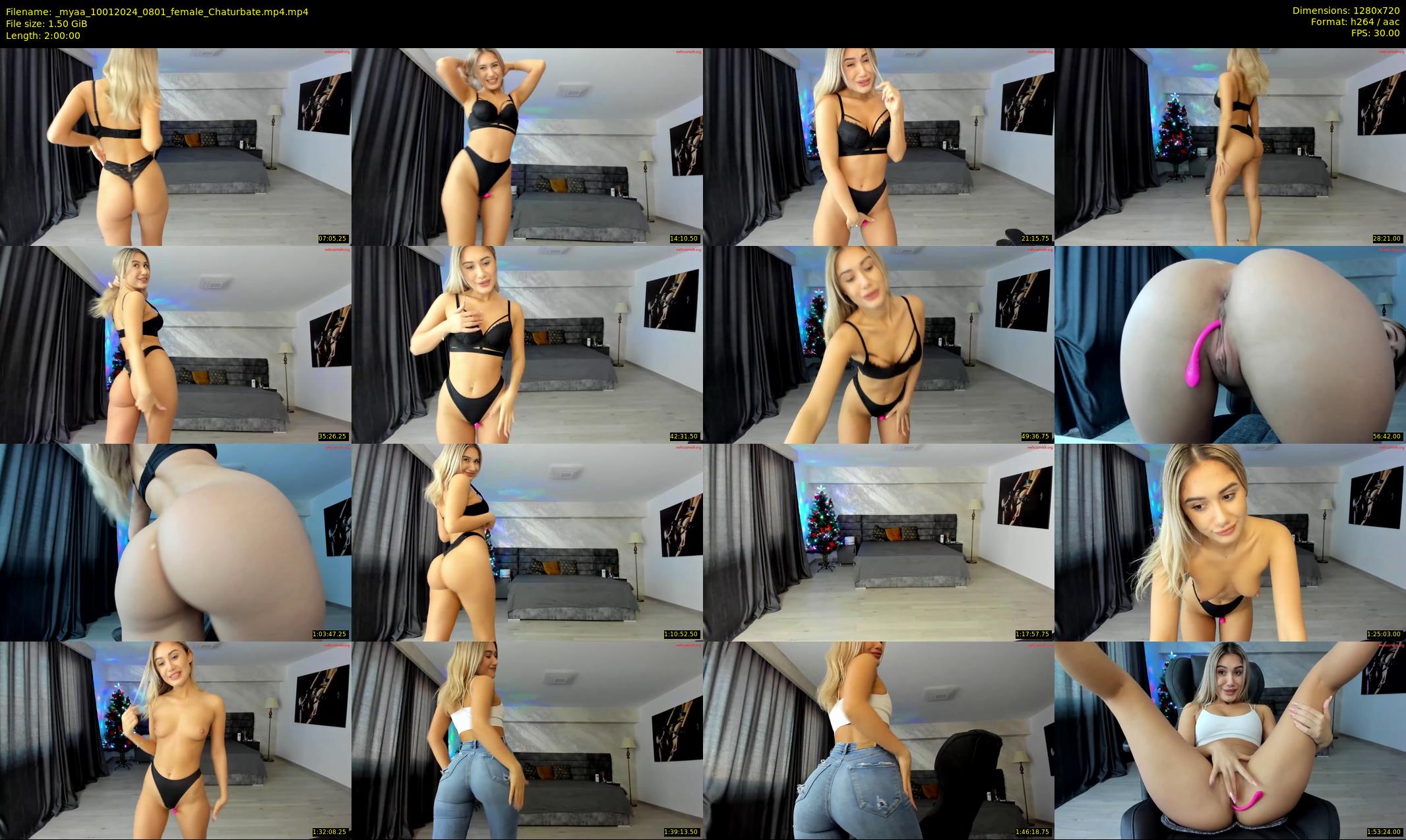 _myaa — 120 minute Chaturbate female cam show recording, 720p, Jan 10, 2024