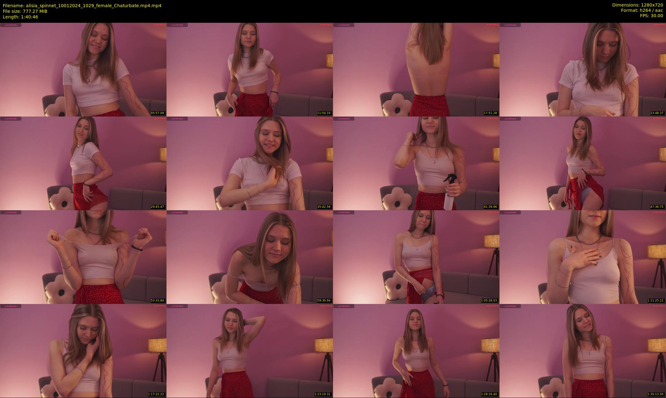 alisia_spinnet — 101 minute Chaturbate female cam show recording, 720p, Jan 10, 2024