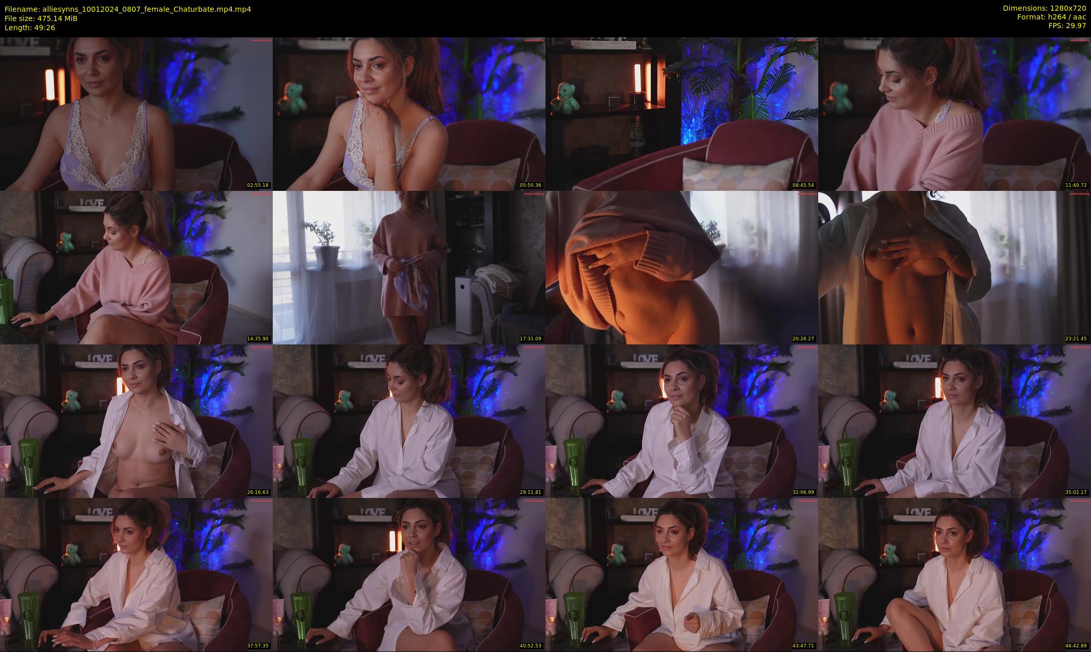 alliesynns — 50 minute Chaturbate female cam show recording, 720p, Jan 10, 2024