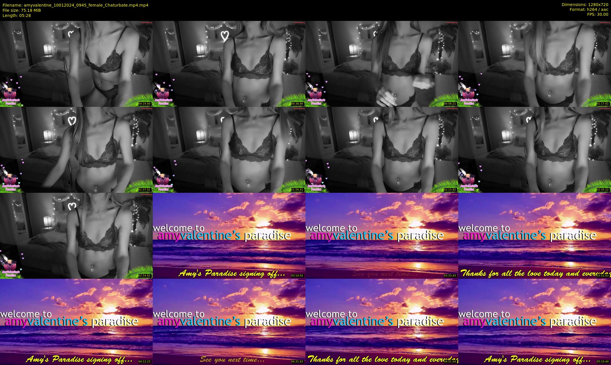 amyvalentine — 6 minute Chaturbate female cam show recording, 720p, Jan 10, 2024