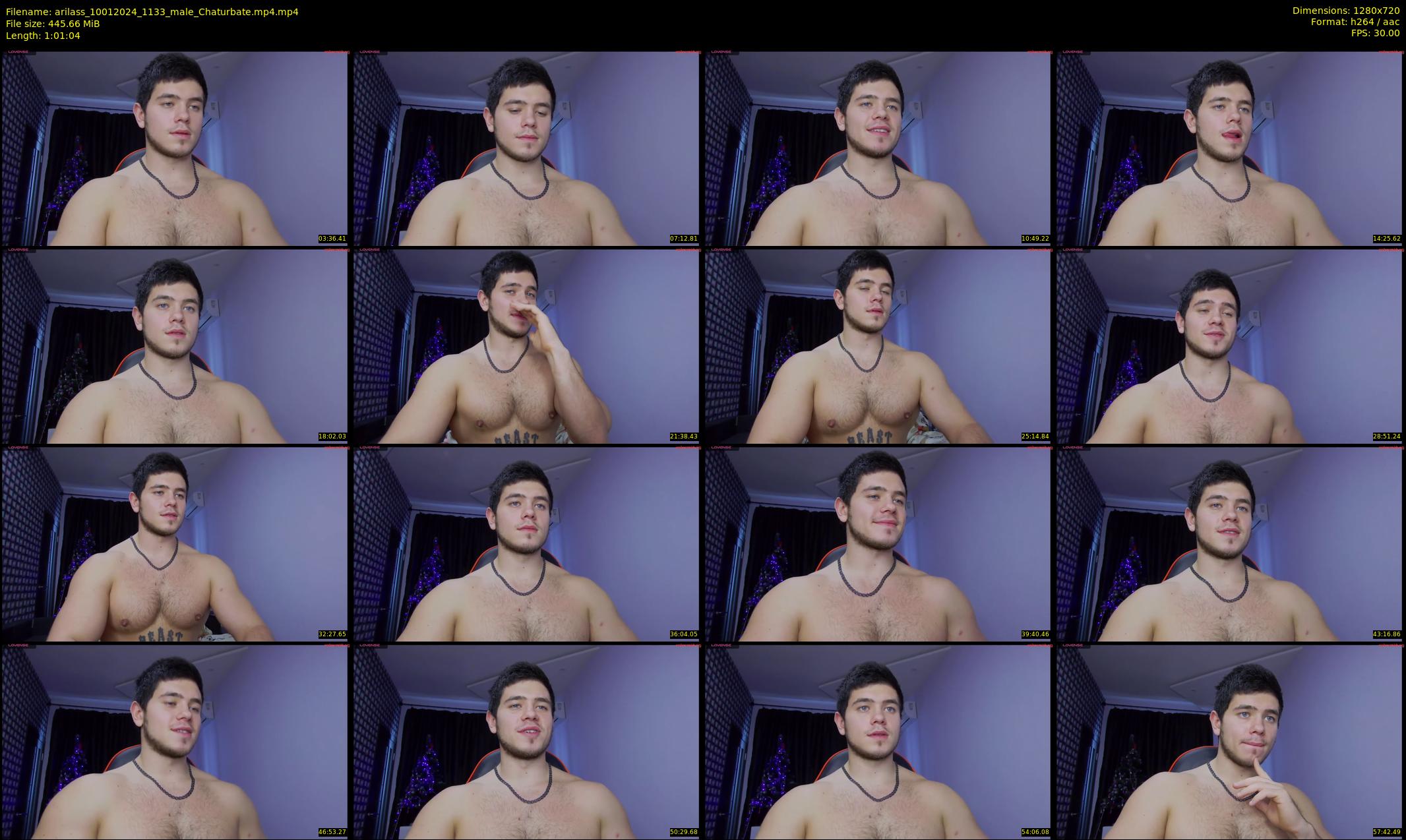 arilass — 62 minute Chaturbate male cam show recording, 720p, Jan 10, 2024