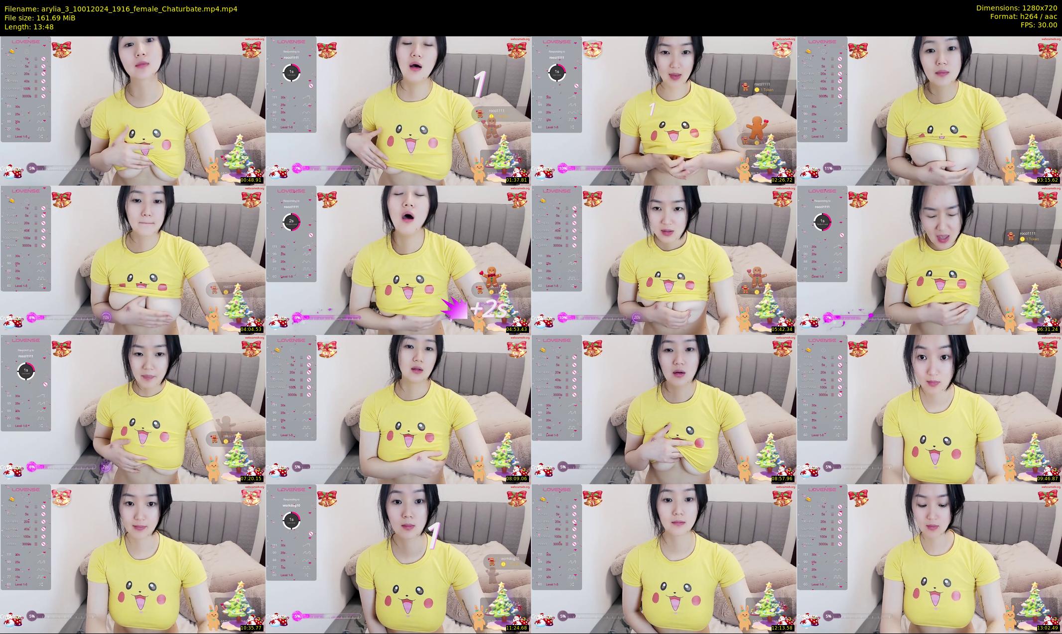 arylia_3 — 14 minute Chaturbate female cam show recording, 720p, Jan 10, 2024