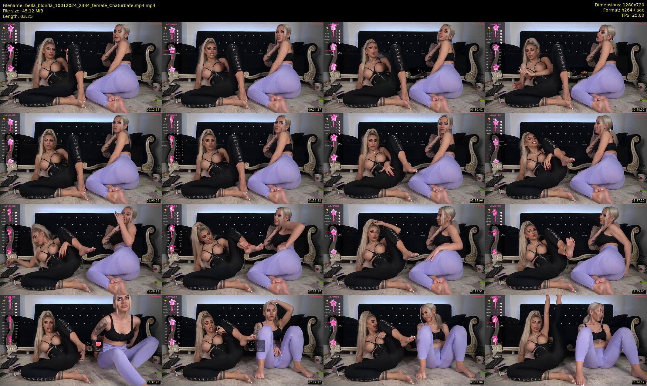 bella_blonda — 4 minute Chaturbate female cam show recording, 720p, Jan 10, 2024