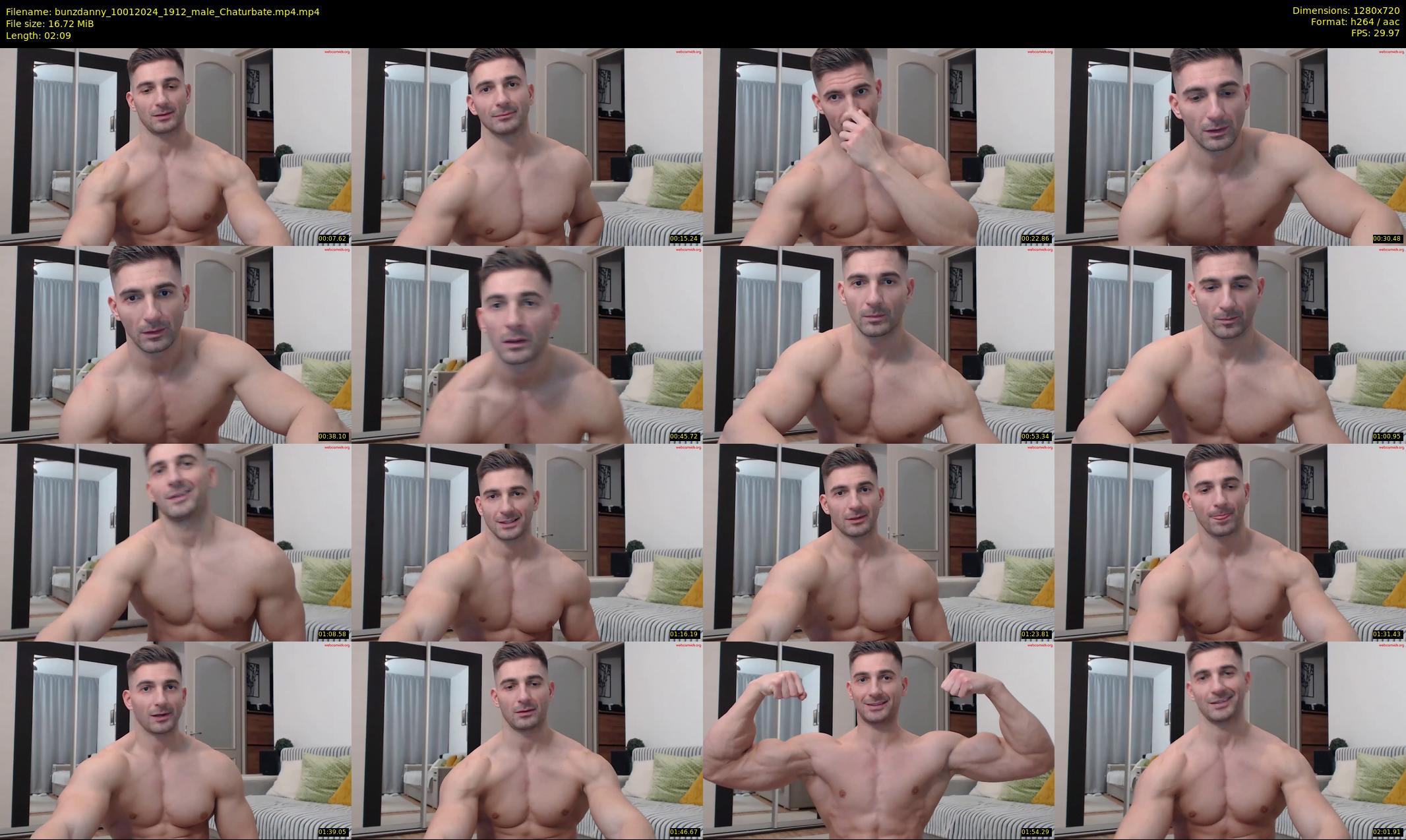 bunzdanny — 3 minute Chaturbate male cam show recording, 720p, Jan 10, 2024