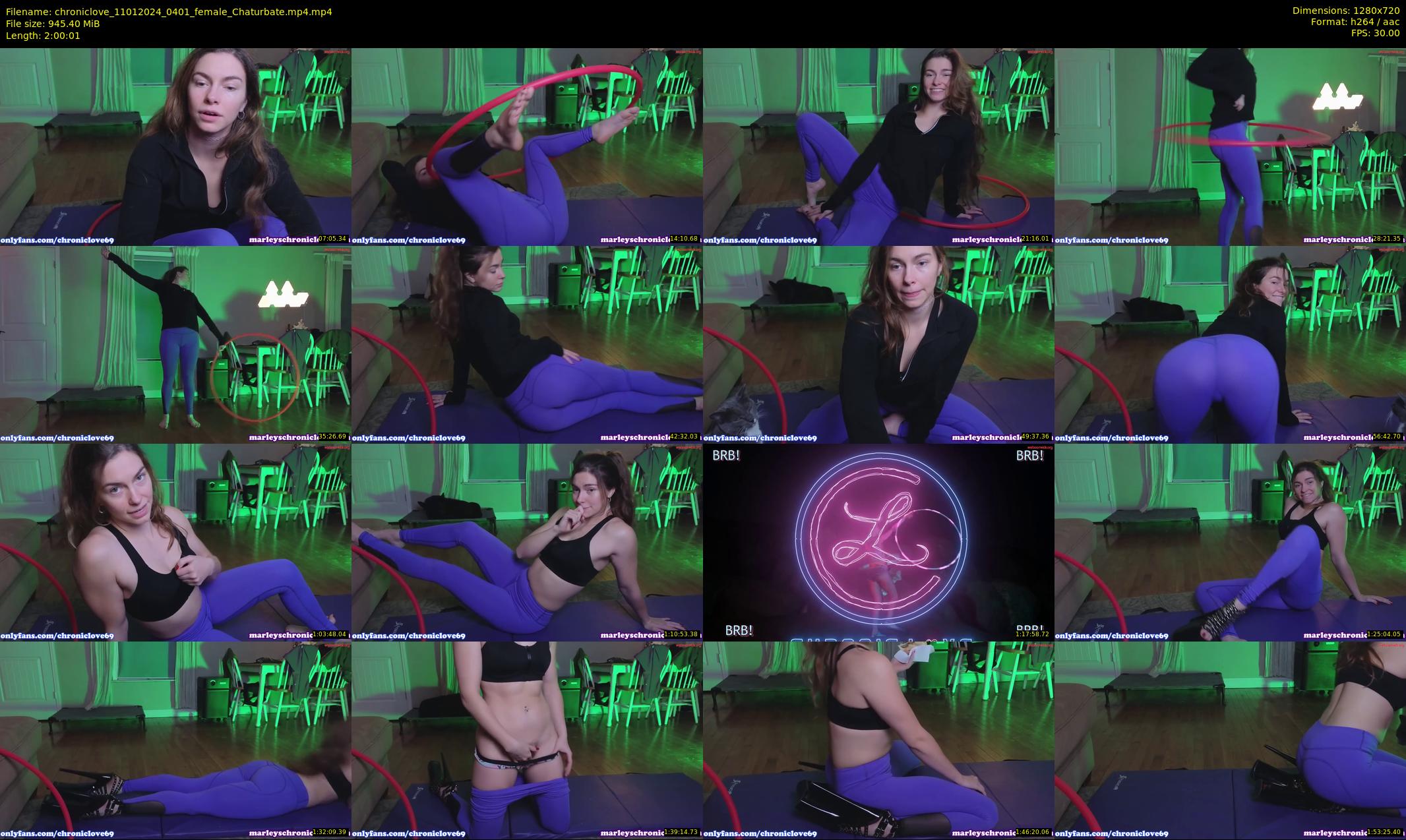 chroniclove — 121 minute Chaturbate female cam show recording, 720p, Jan 11, 2024