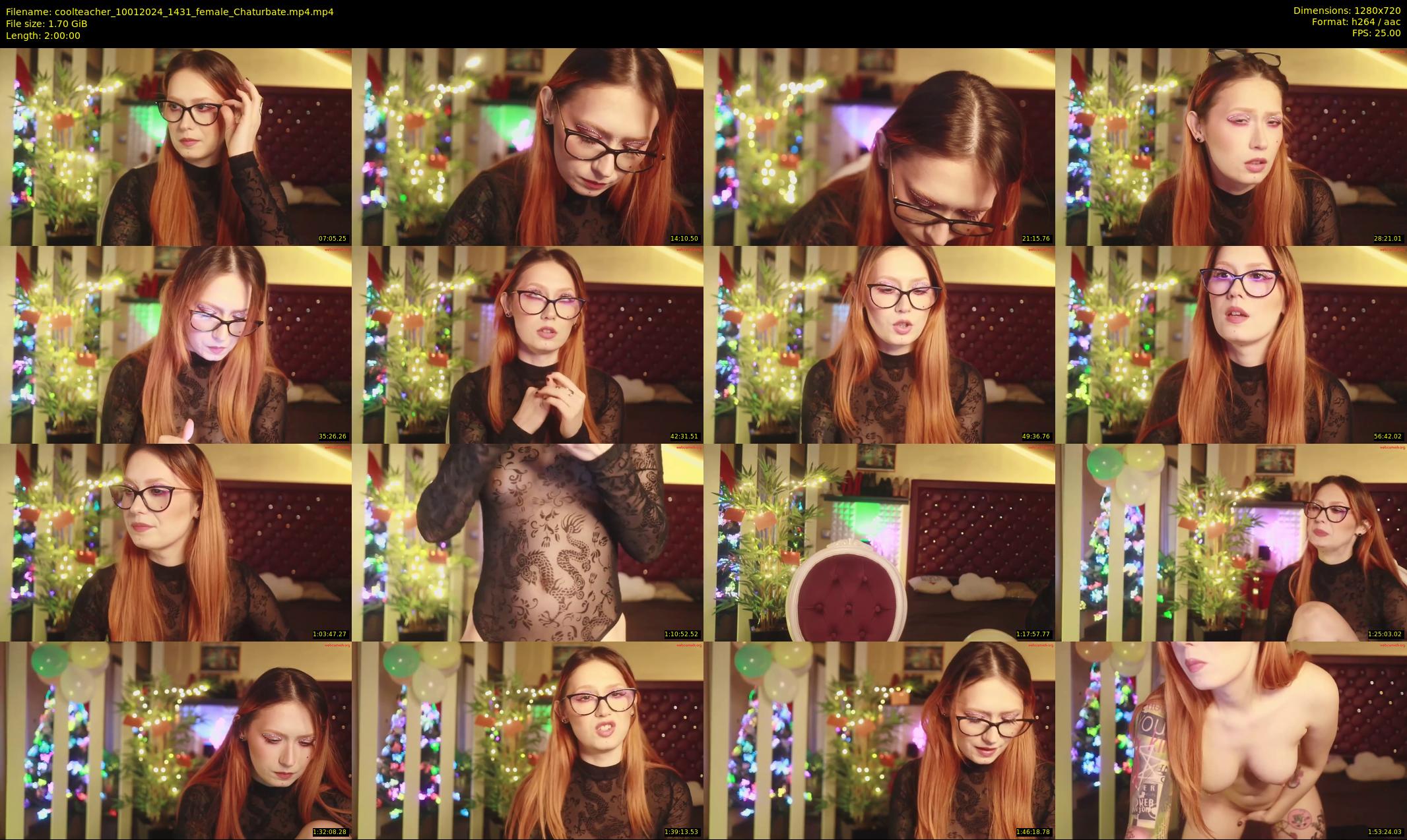 coolteacher — 120 minute Chaturbate female cam show recording, 720p, Jan 10, 2024