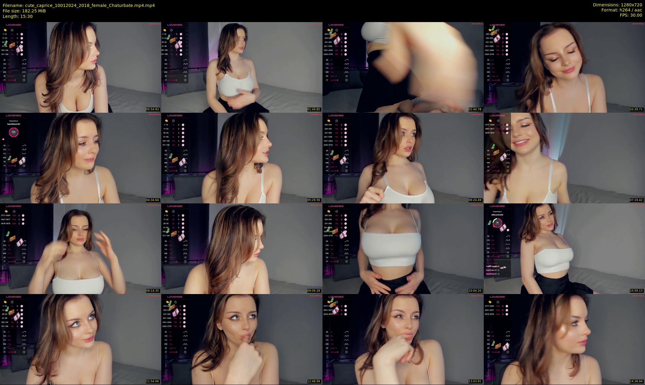 cute_caprice — 16 minute Chaturbate female cam show recording, 720p, Jan 10, 2024
