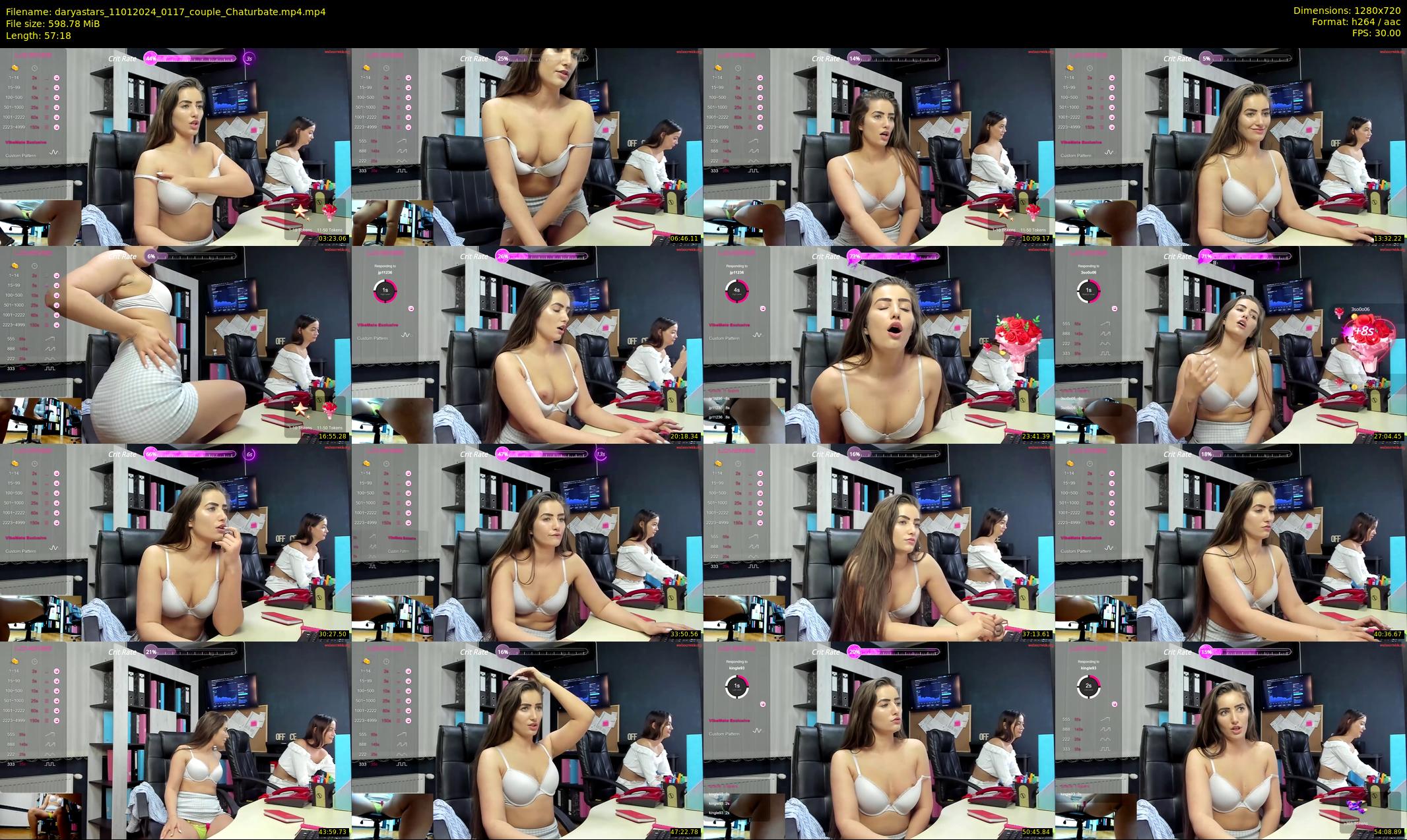 daryastars — 58 minute Chaturbate couple cam show recording, 720p, Jan 11, 2024