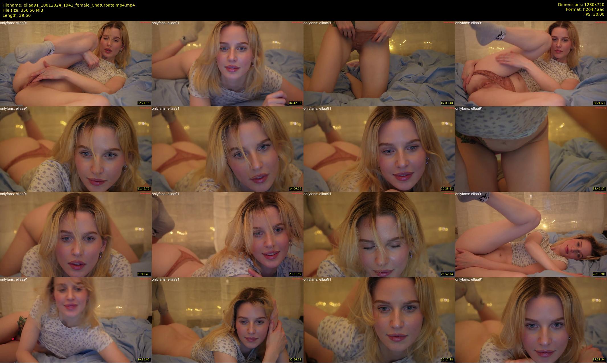 ellaa91 — 40 minute Chaturbate female cam show recording, 720p, Jan 10, 2024