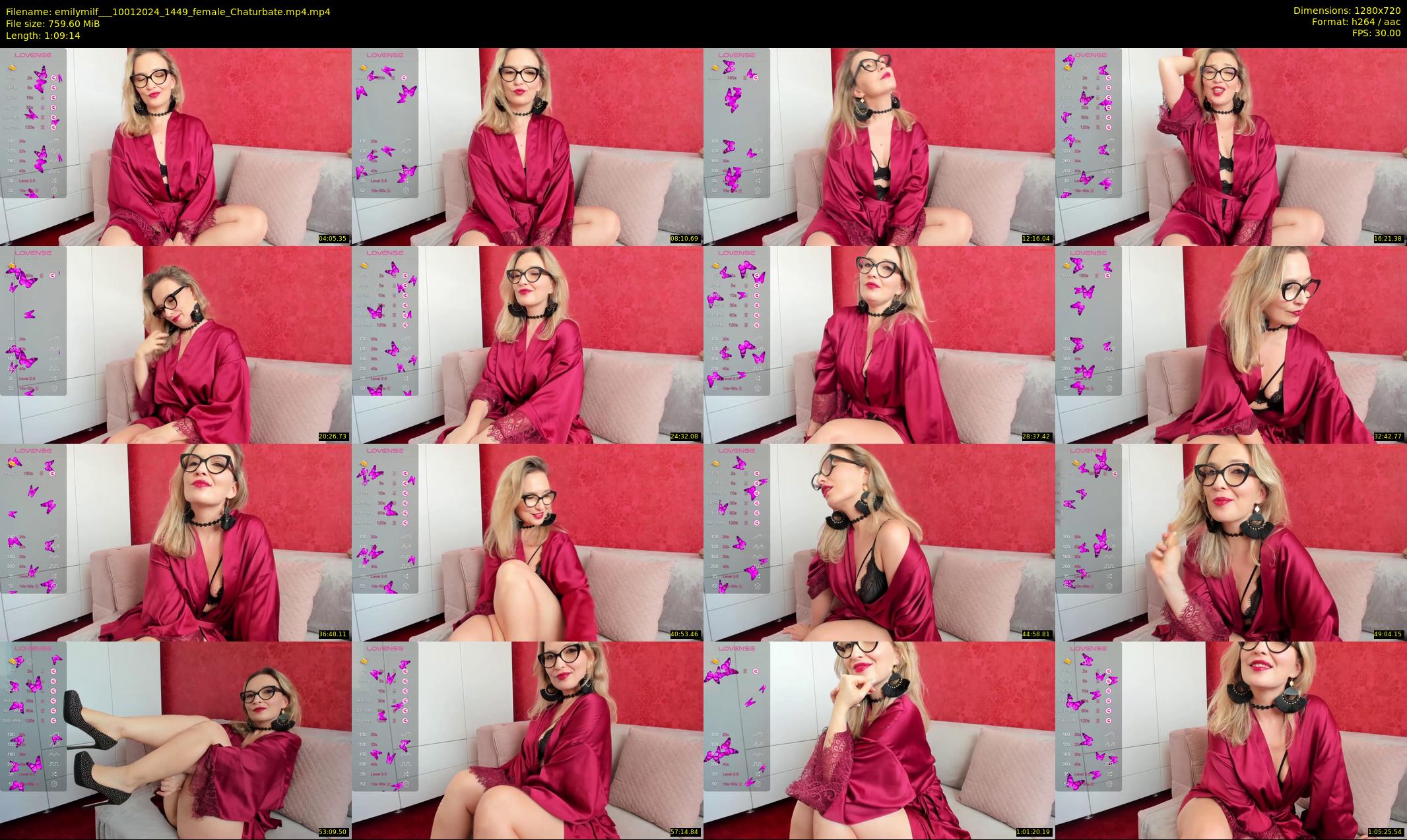 emilymilf__ — 70 minute Chaturbate female cam show recording, 720p, Jan 10, 2024