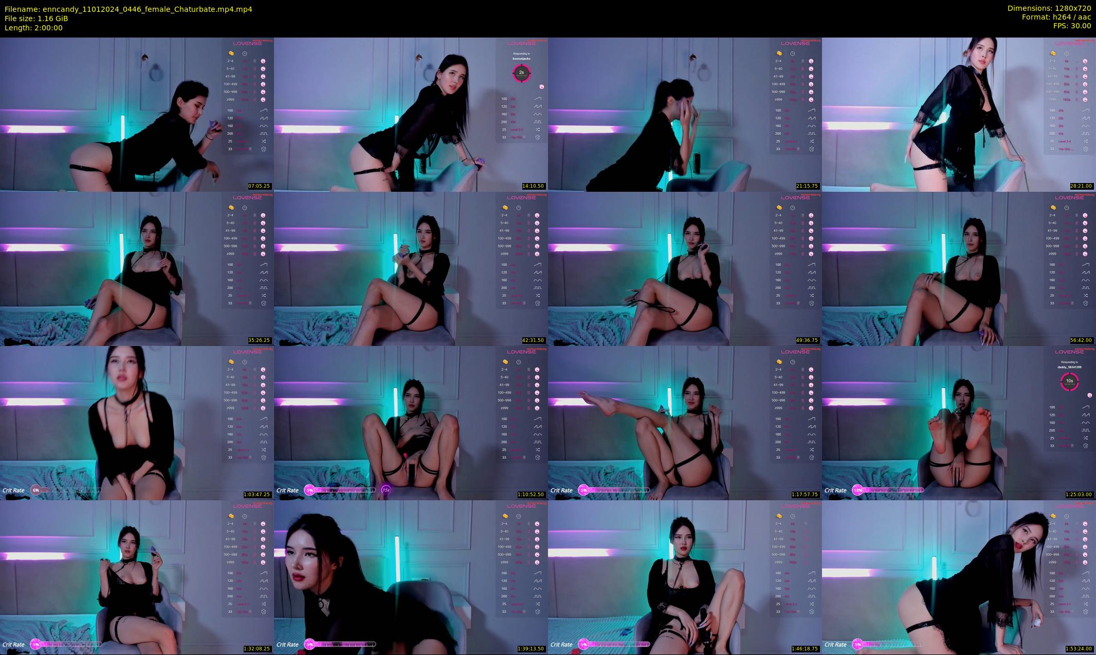 enncandy — 120 minute Chaturbate female cam show recording, 720p, Jan 11, 2024