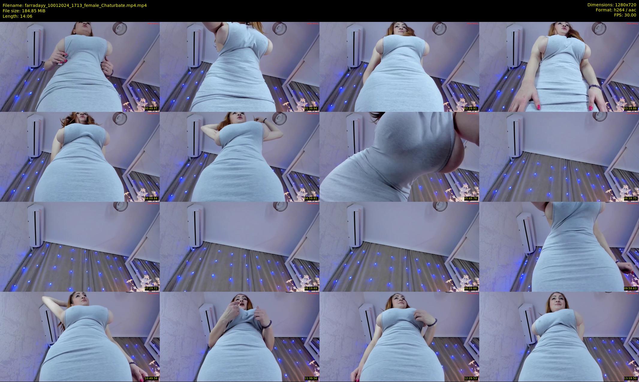 farradayy — 15 minute Chaturbate female cam show recording, 720p, Jan 10, 2024