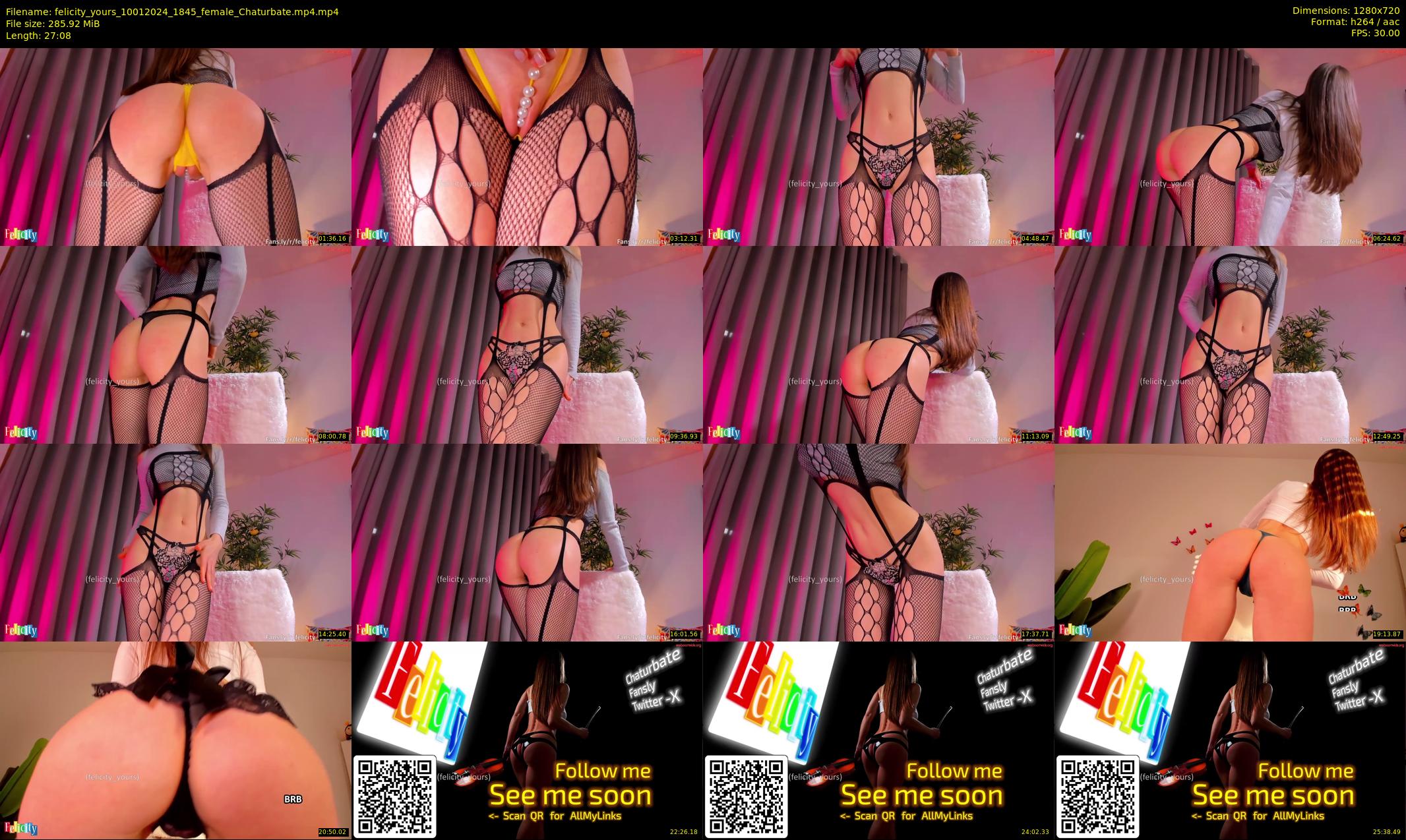 felicity_yours — 28 minute Chaturbate female cam show recording, 720p, Jan 10, 2024