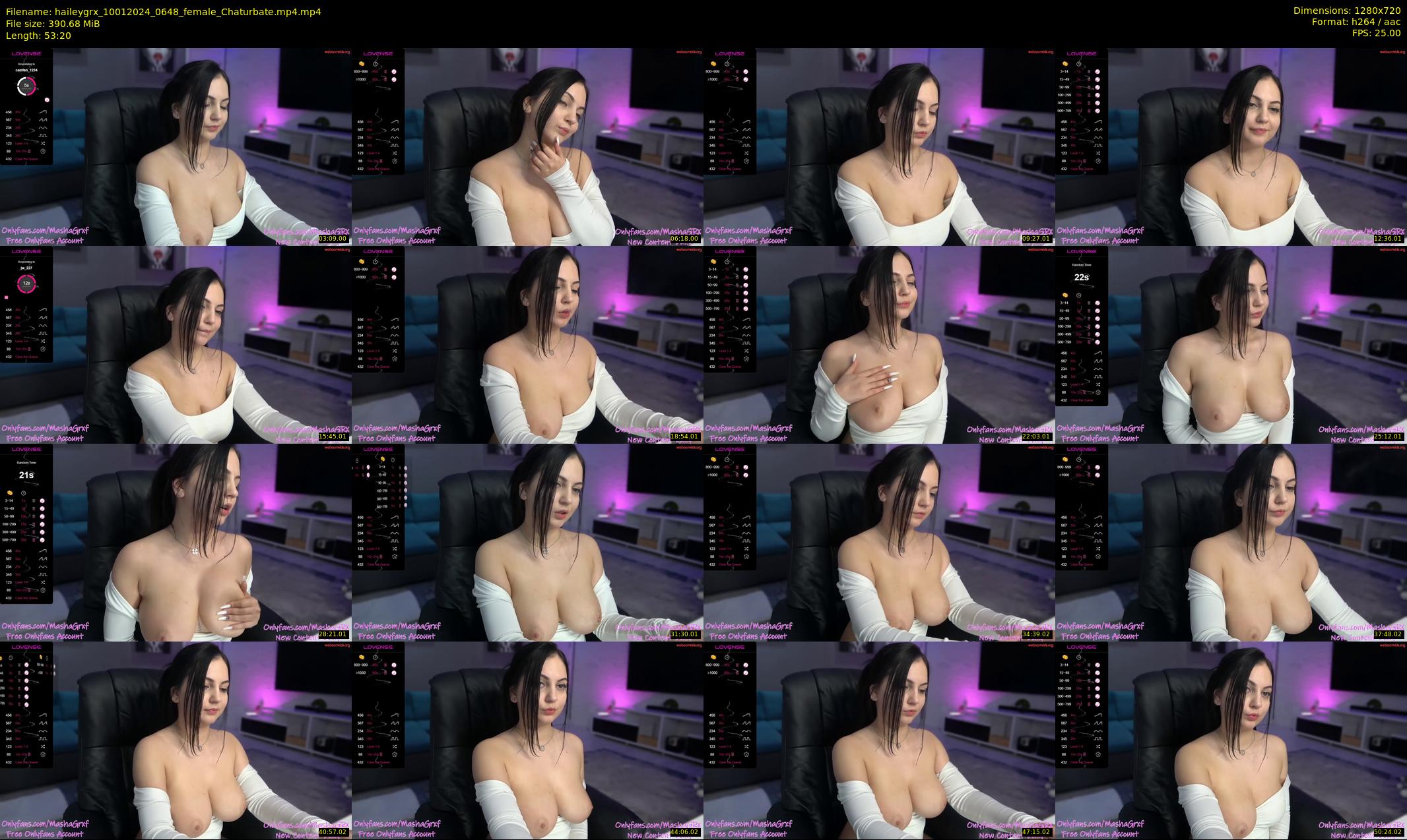 haileygrx — 54 minute Chaturbate female cam show recording, 720p, Jan 10, 2024