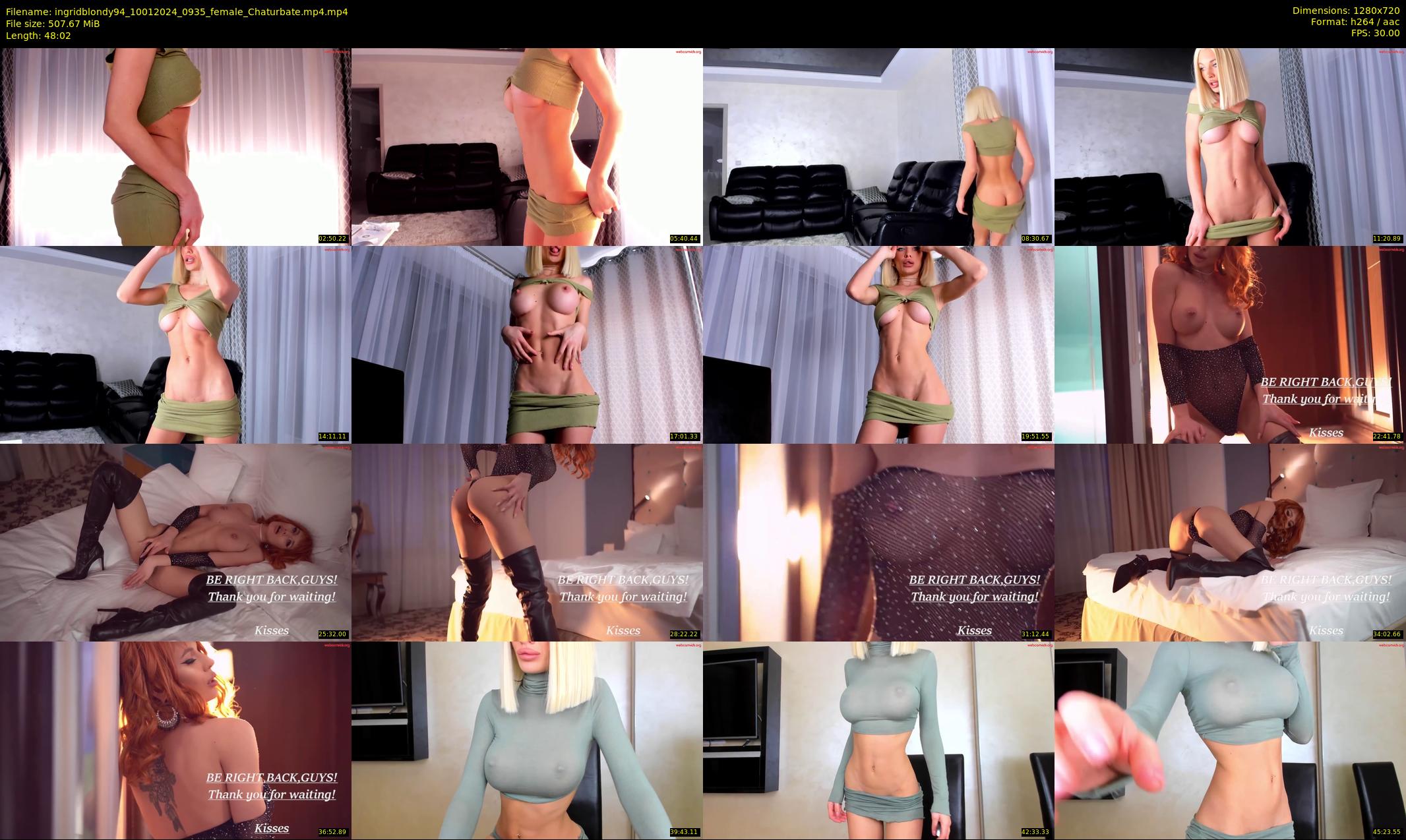 ingridblondy94 — 49 minute Chaturbate female cam show recording, 720p, Jan 10, 2024